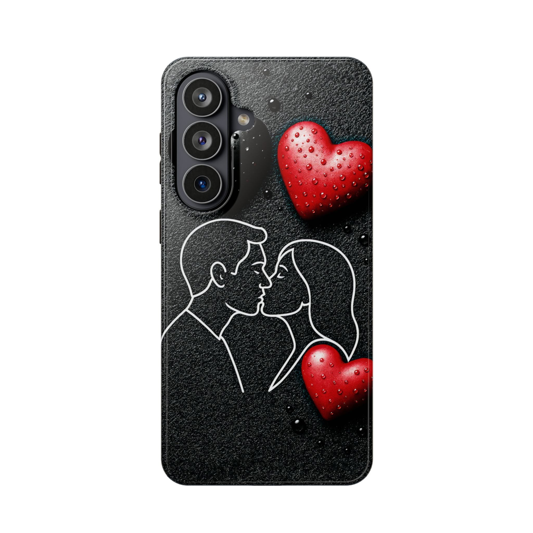 Midnight Kiss Phone Case for iPhone 13–17 & Samsung Galaxy S26 Series