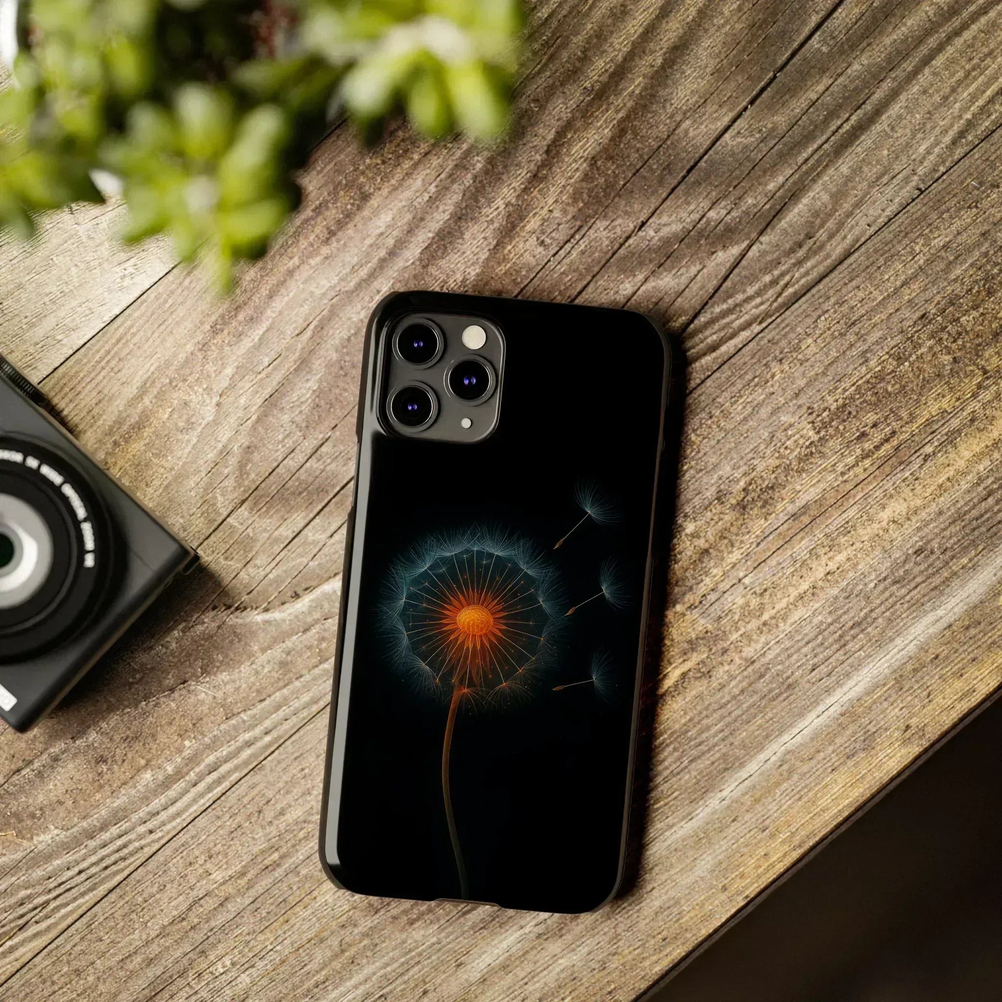 Glowing Dandelion Phone Case for iPhone 11-16 - KARARMDESIGN
