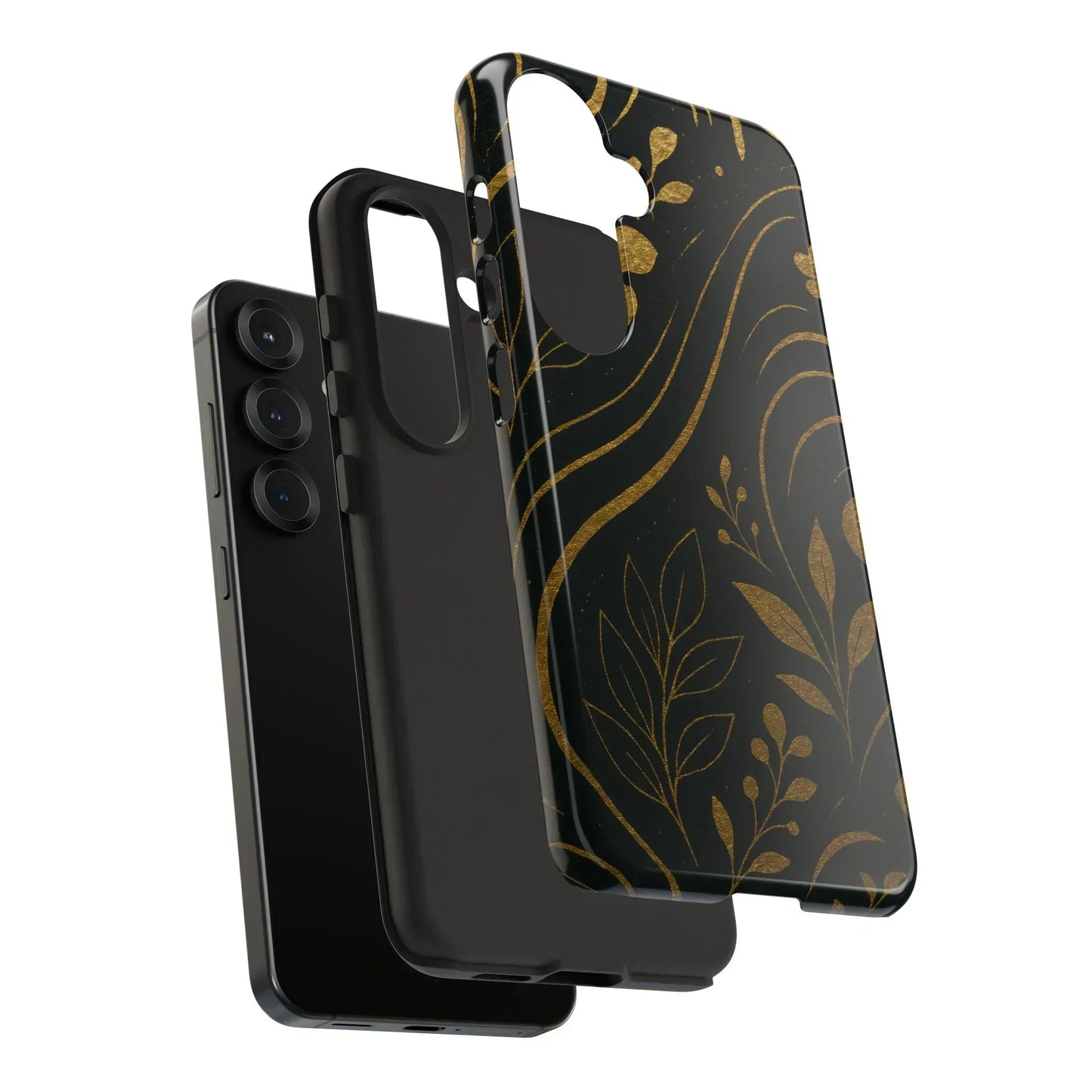 Foil Frenzy Abstract Gold Pattern Phone Case for Samsung Galaxy and Google Pixel - KarArmDesign