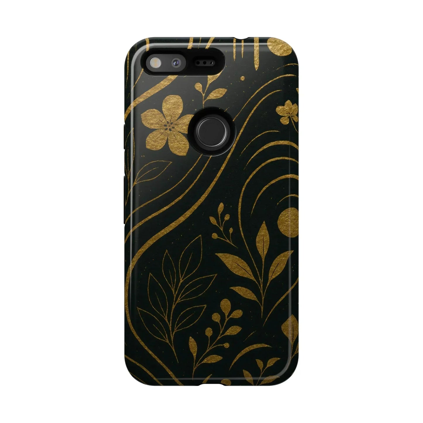 Foil Frenzy Abstract Gold Pattern Phone Case for Samsung Galaxy and Google Pixel - KarArmDesign