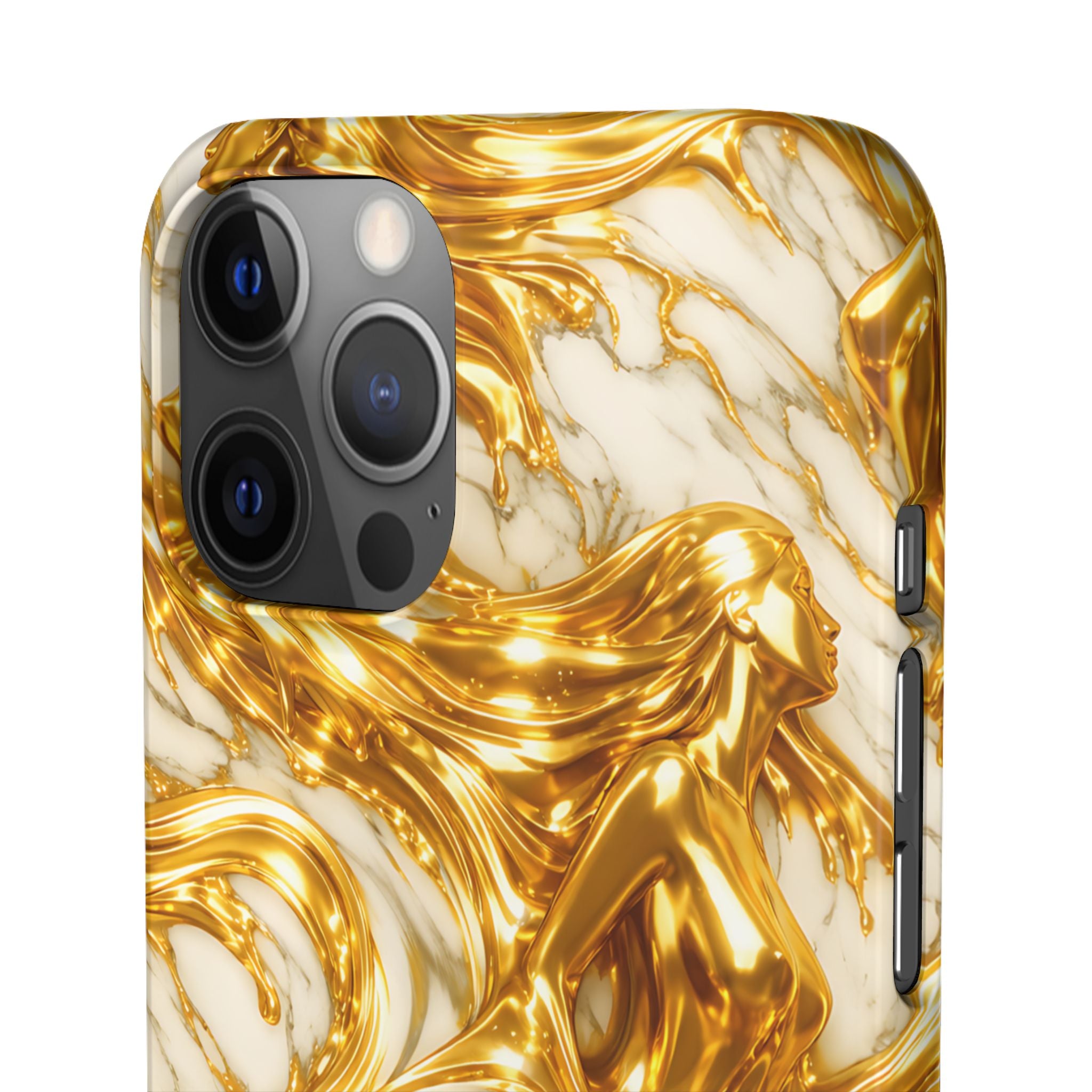 Divine Gold Woman Snap Phone Case for iPhone & Galaxy