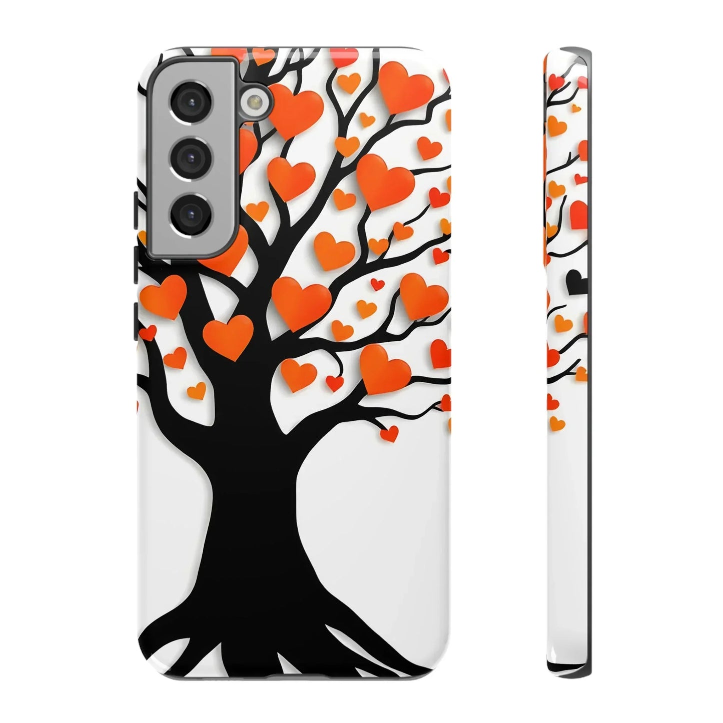 Heart Design Phone Case for iPhone 8–16 and Galaxy S10–S25 Models - KarArmDesign