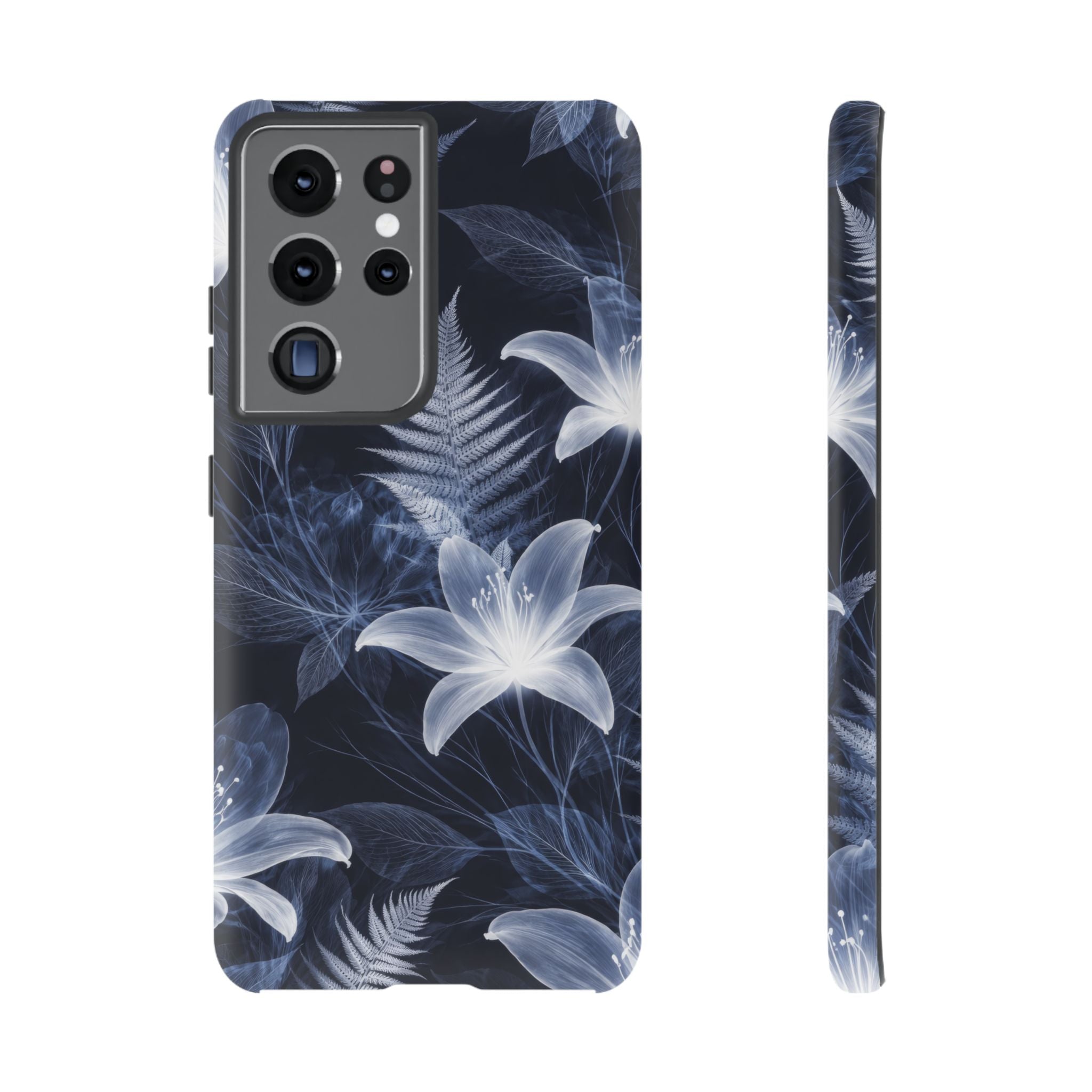 Moonlight Garden Phone Case for iPhone 11-17 and Galaxy S20-S26