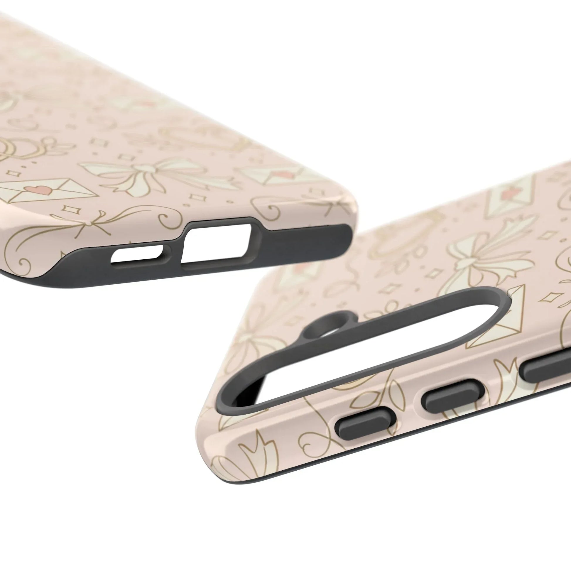 Sweet Romance Tough Phone Case for iPhone 11–17 & Galaxy S10–S25 - KARARMDESIGN