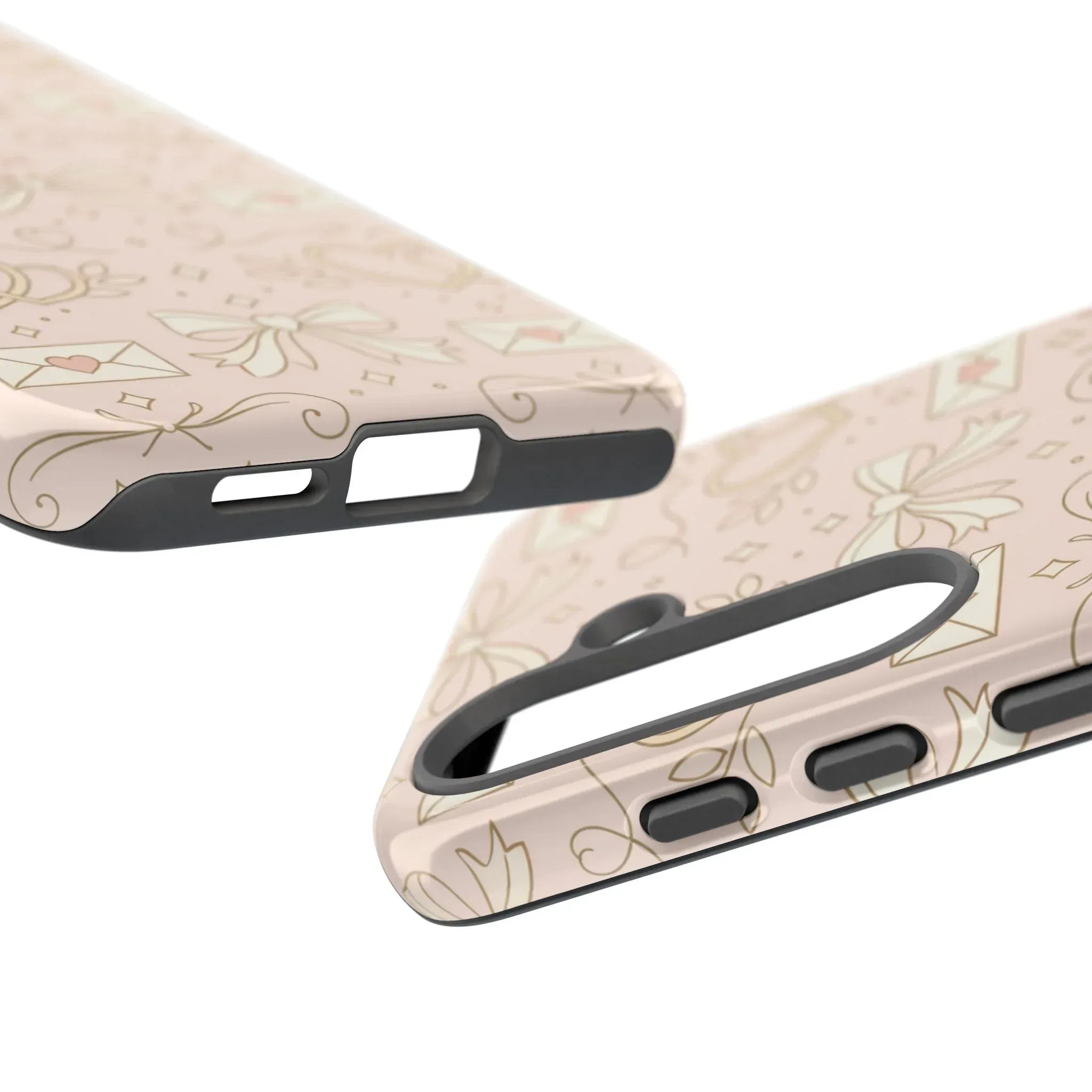 Sweet Romance Tough Phone Case for iPhone 11–17 & Galaxy S10–S25 - KARARMDESIGN