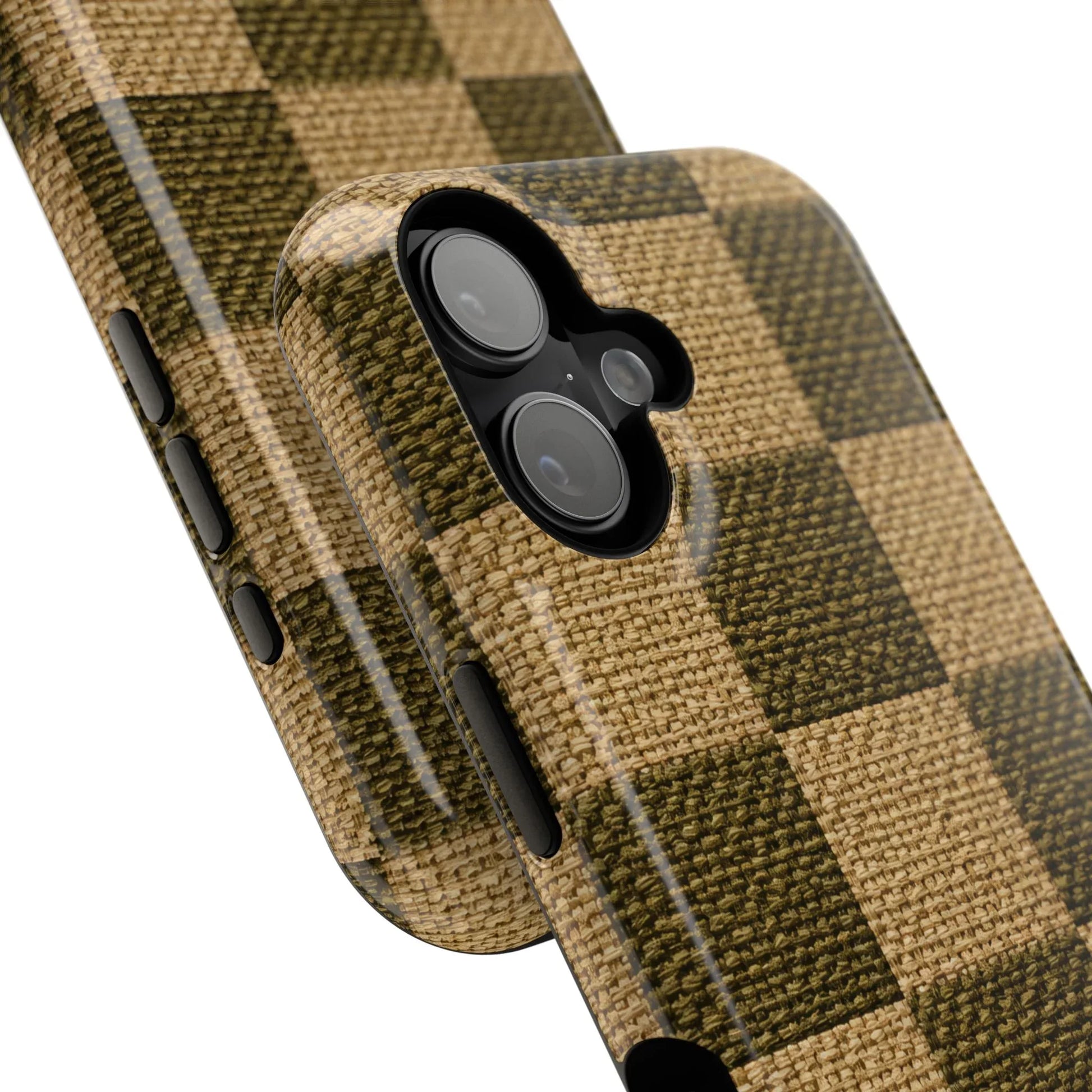 Rustic Woven Phone Case for iPhone 11-17 and Galaxy S21-S22 - KARARMDESIGN