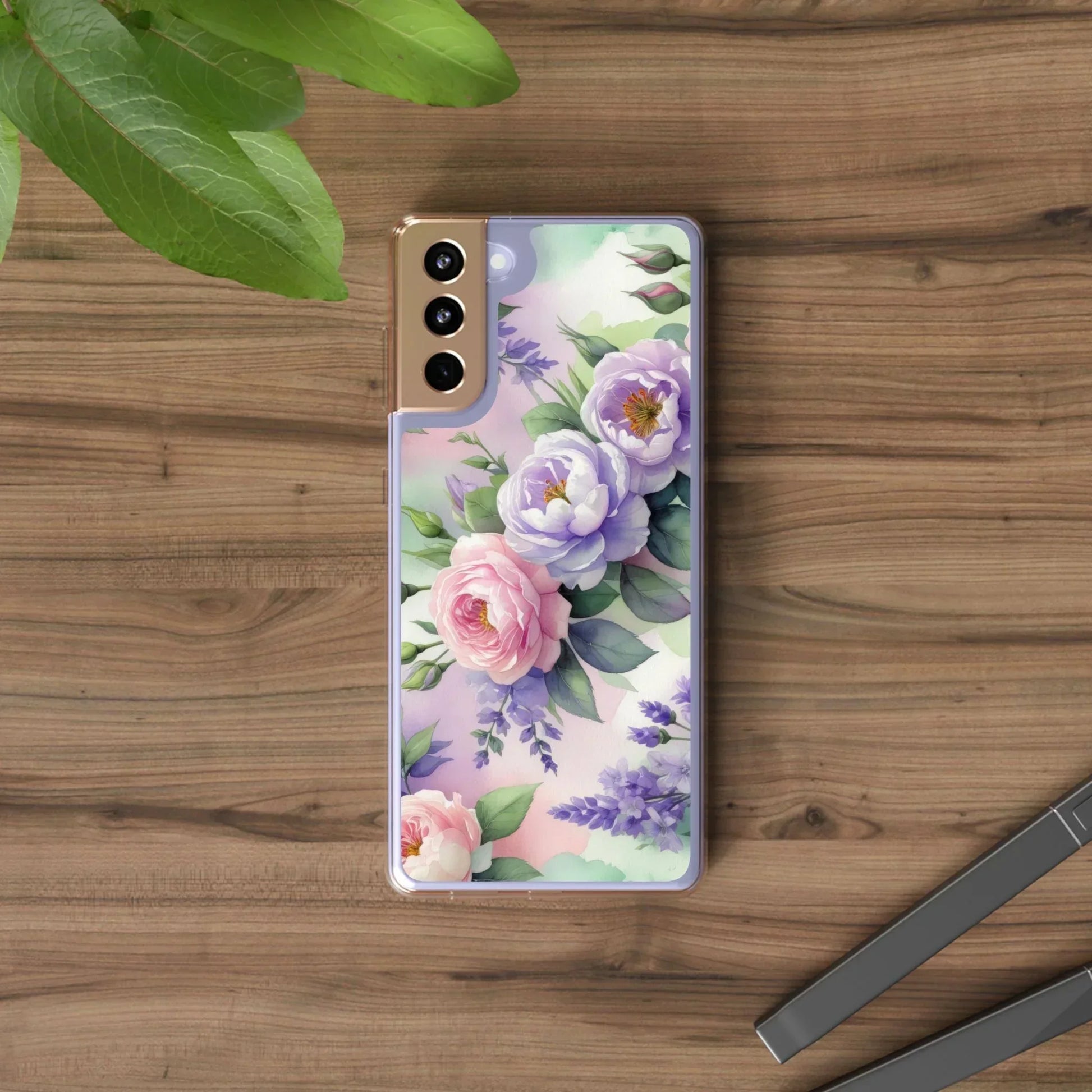 Clear Phone Case for iPhone 12-16 and Samsung Galaxy S21 Models - KarArmDesign