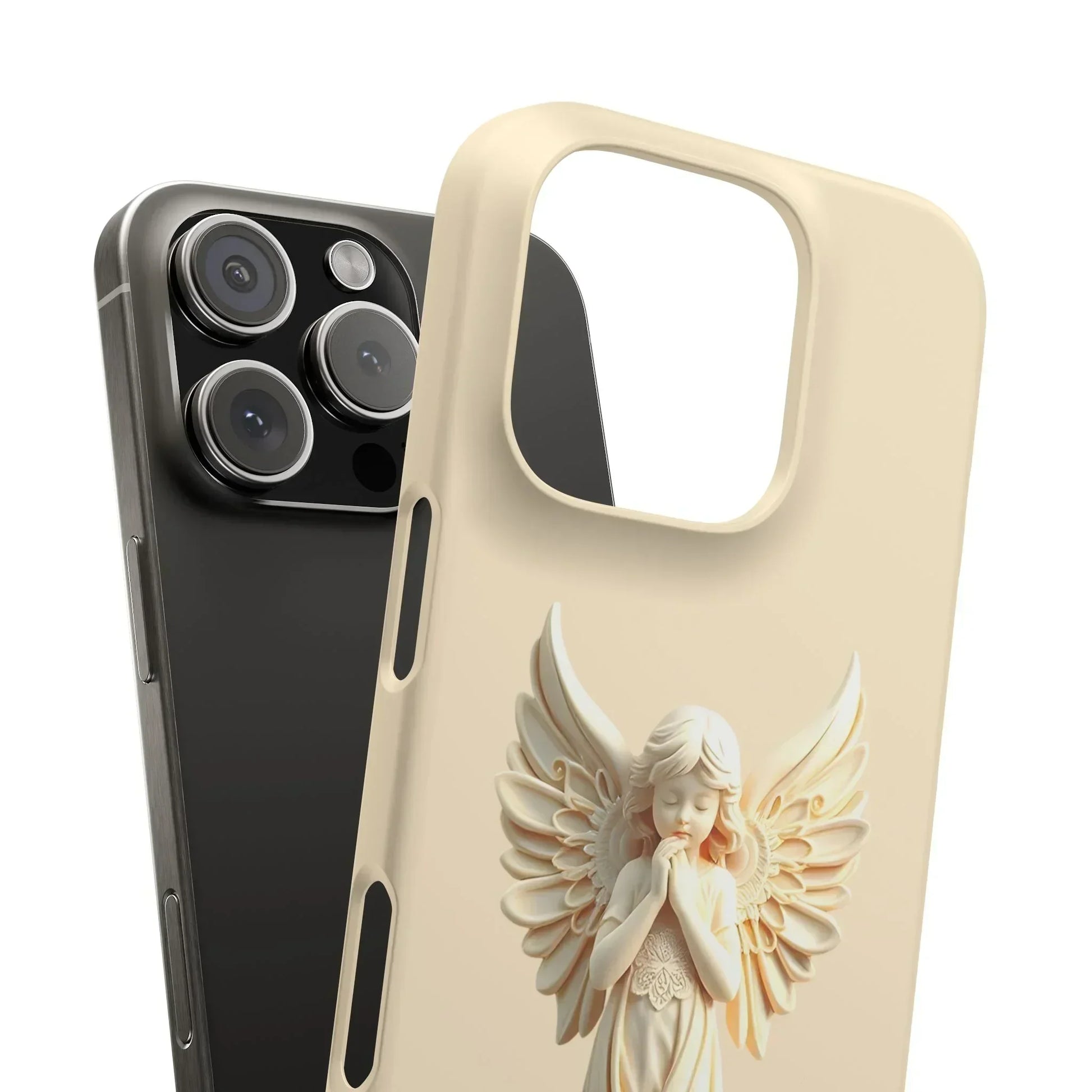 Heavenly Angel Phone Case for iPhone 7-16 and Samsung Galaxy S10-S24 Models - KarArmDesign