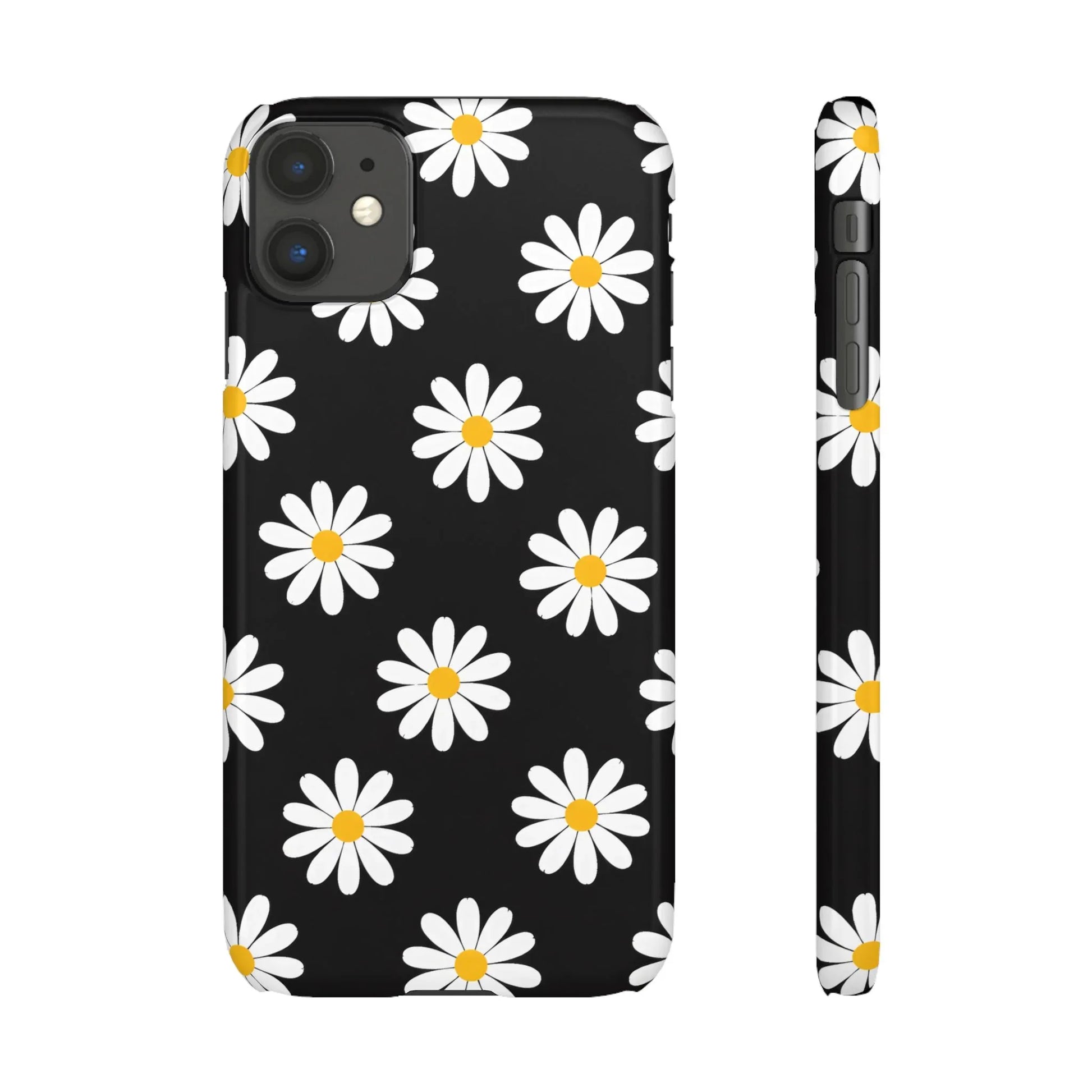 Daisy Charm Phone Case for iPhone 11-17 and Galaxy S20-S25 - KARARMDESIGN