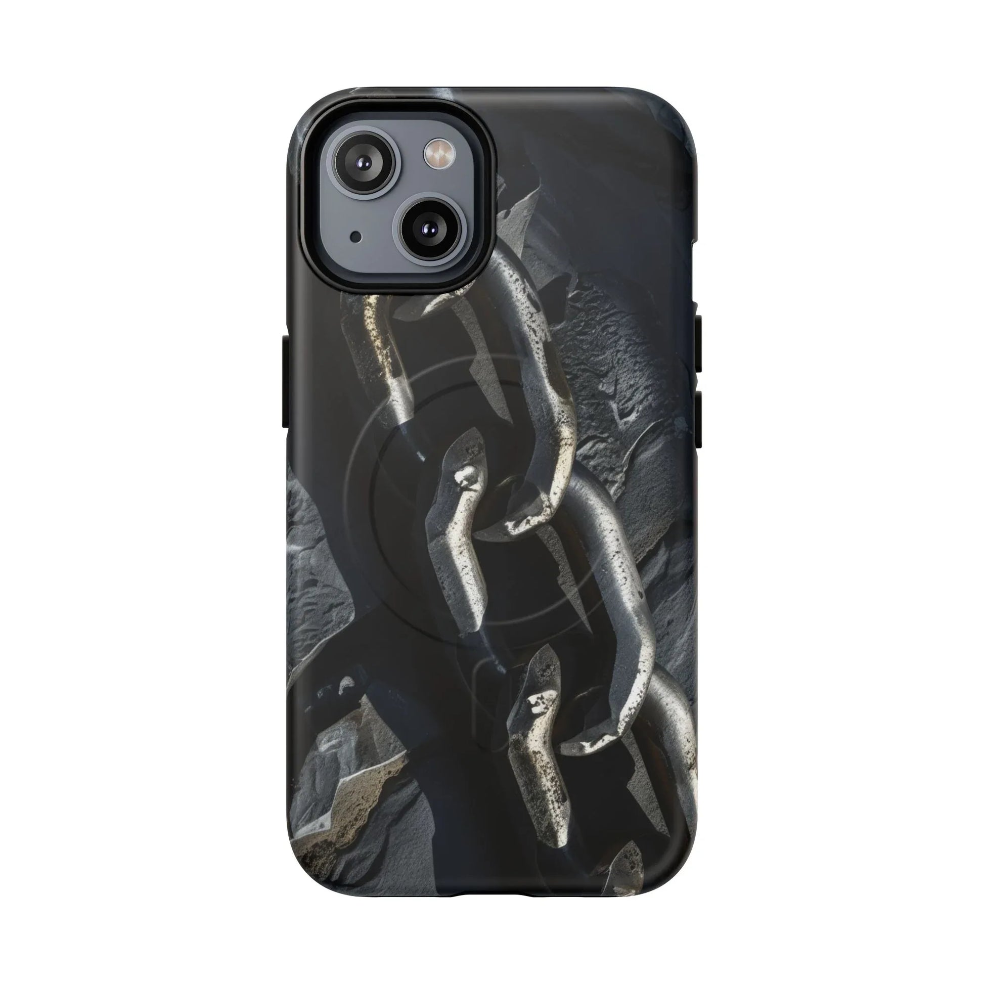 “Iron Chain” Tough Magnetic Phone Case for iPhone 13-17 - KARARMDESIGN