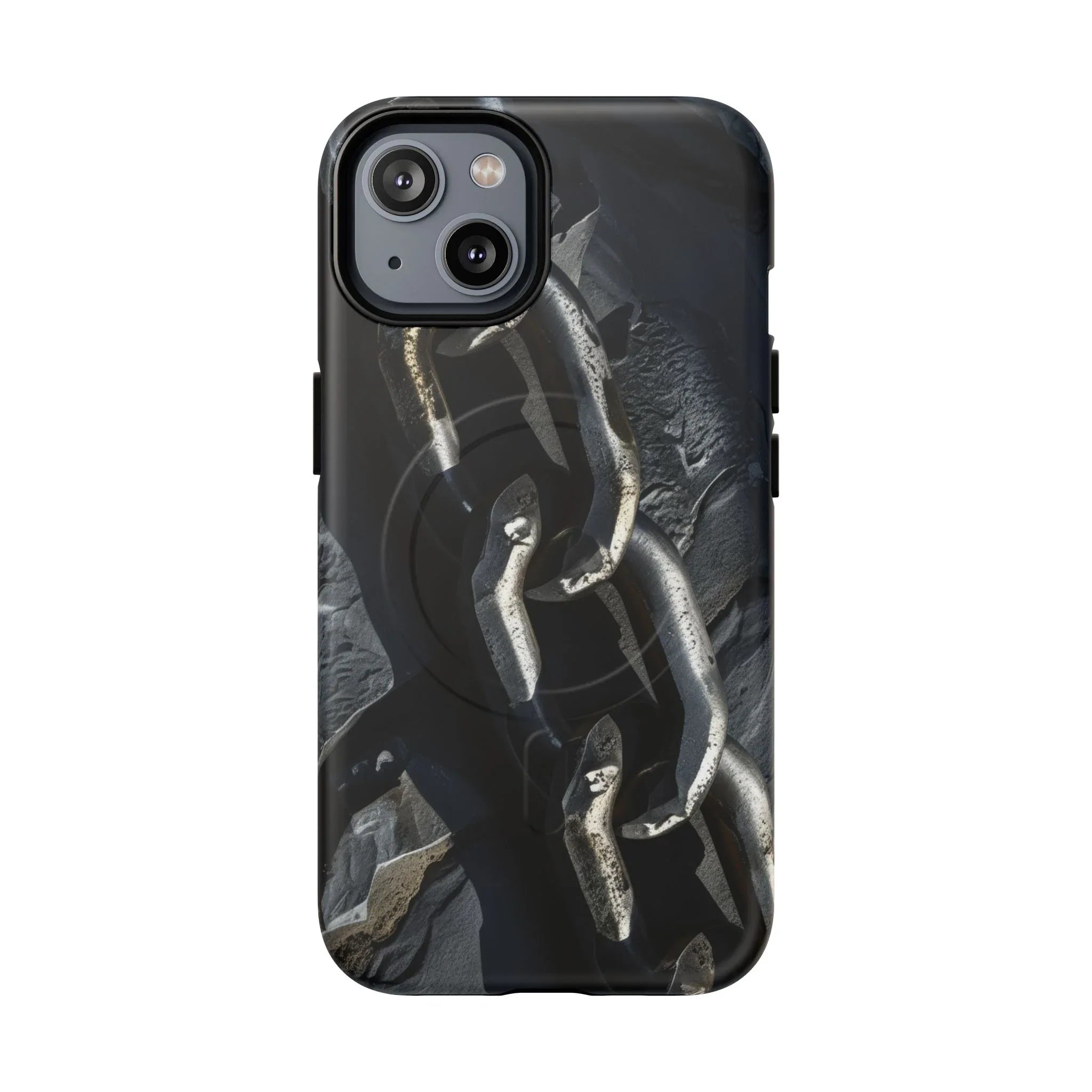 “Iron Chain” Tough Magnetic Phone Case for iPhone 13-17 - KARARMDESIGN