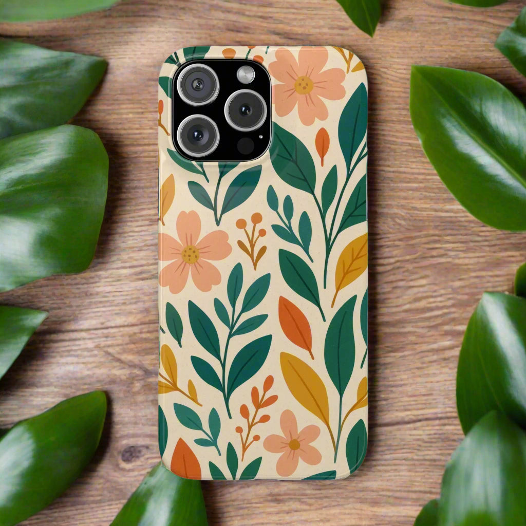 Floral Harmony Phone Case for iPhone 7-16 Models - KarArmDesign