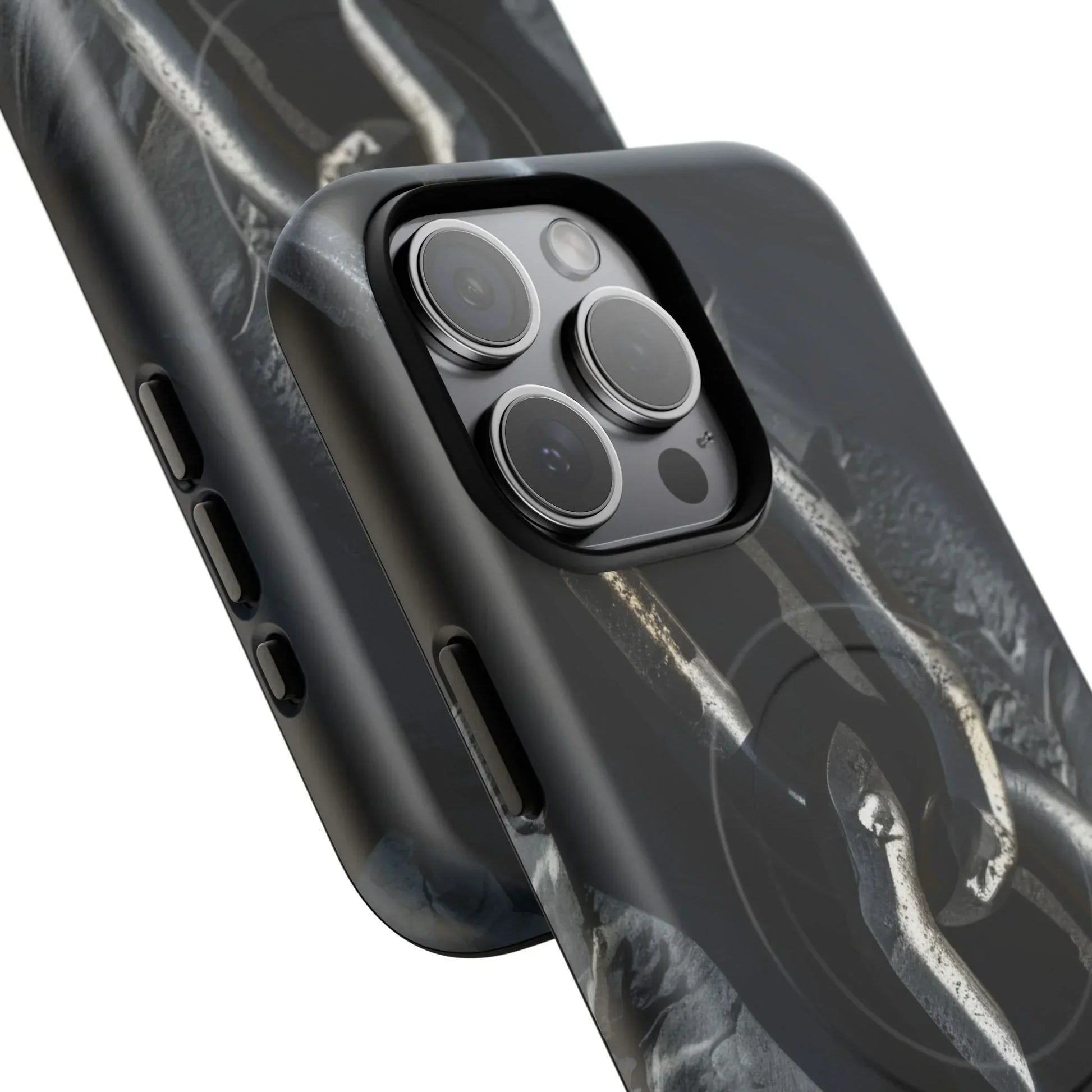 “Iron Chain” Tough Magnetic Phone Case for iPhone 14-16 Models - KarArmDesign