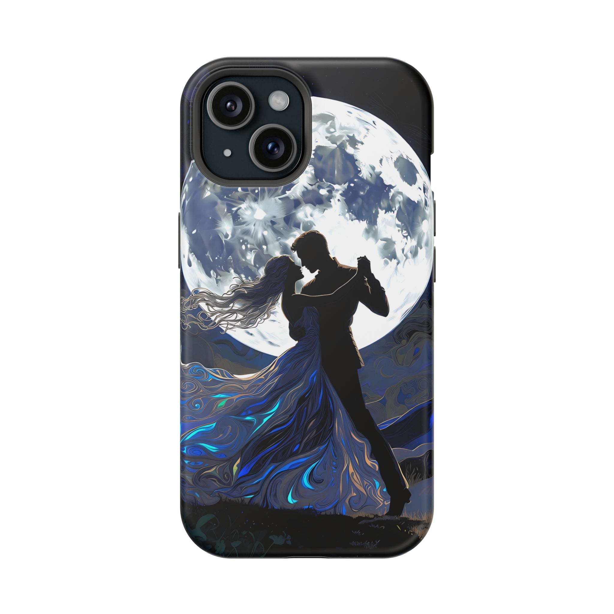 Romantic Moonlight Dance Magnetic Phone Case – iPhone 15–17 & Samsung Galaxy S26