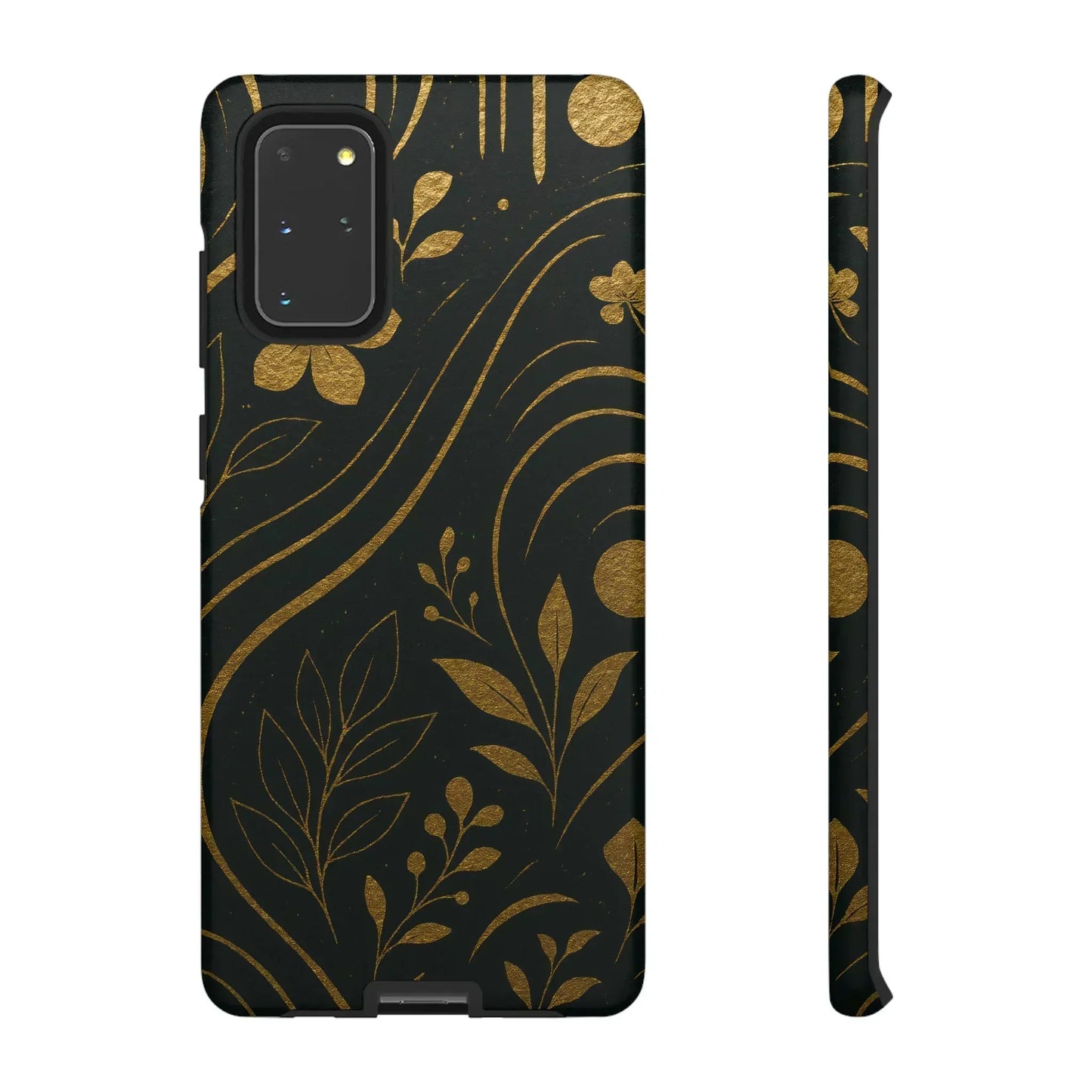Foil Frenzy Abstract Gold Pattern Phone Case for Samsung Galaxy and Google Pixel - KarArmDesign