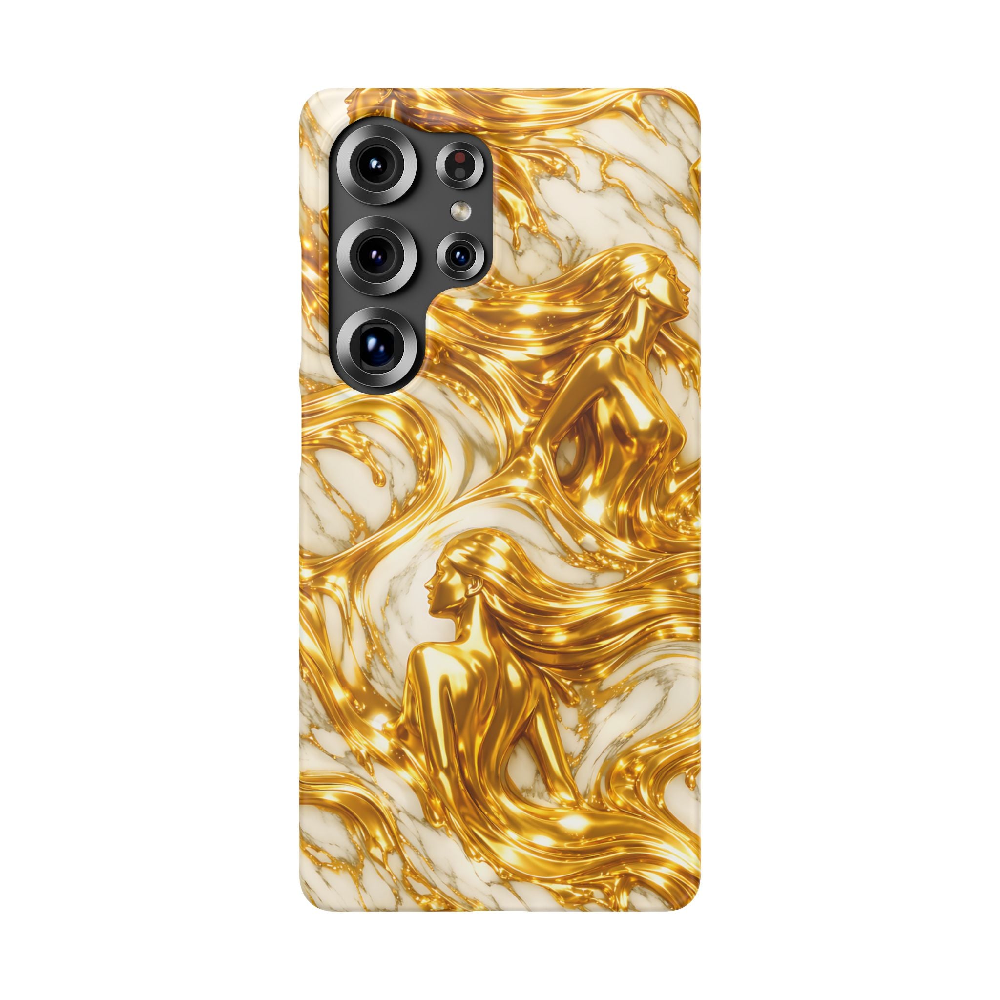 Divine Gold Woman Snap Phone Case for iPhone & Galaxy