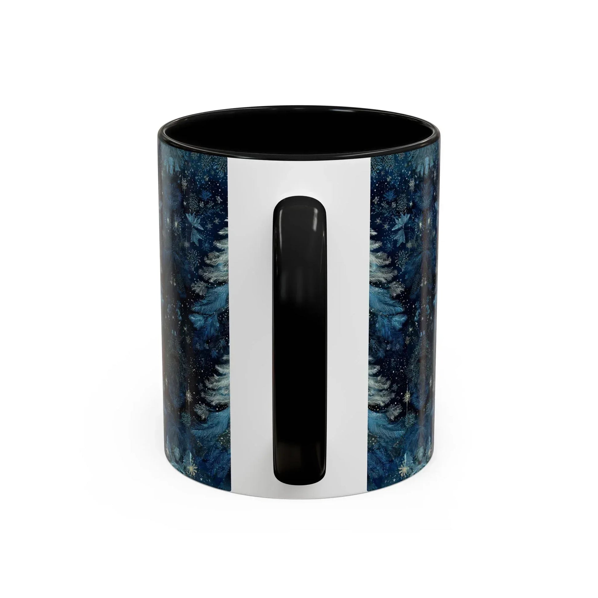 Blue Christmas Tree Accent Coffee Mug - KARARMDESIGN