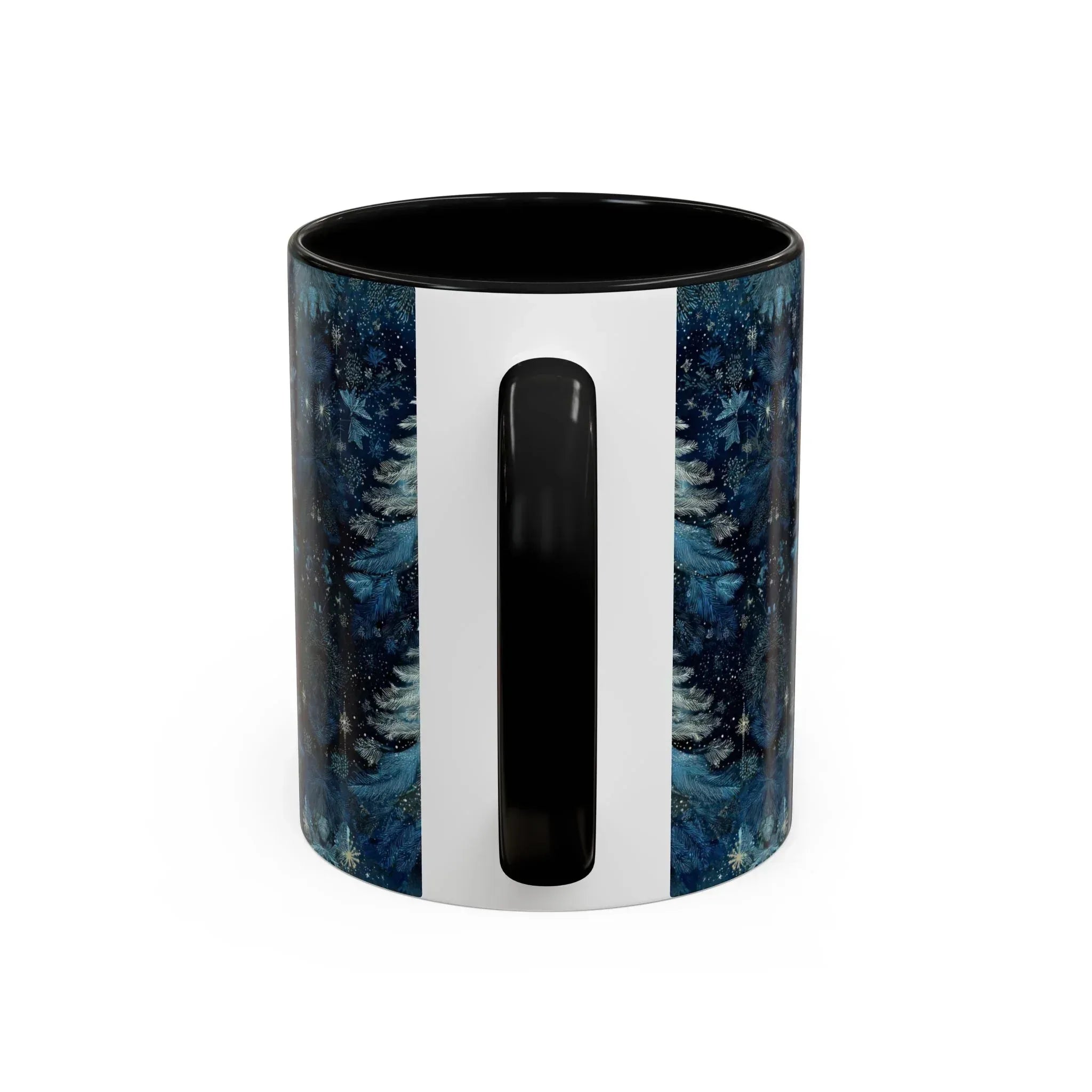 Blue Christmas Tree Accent Coffee Mug - KARARMDESIGN