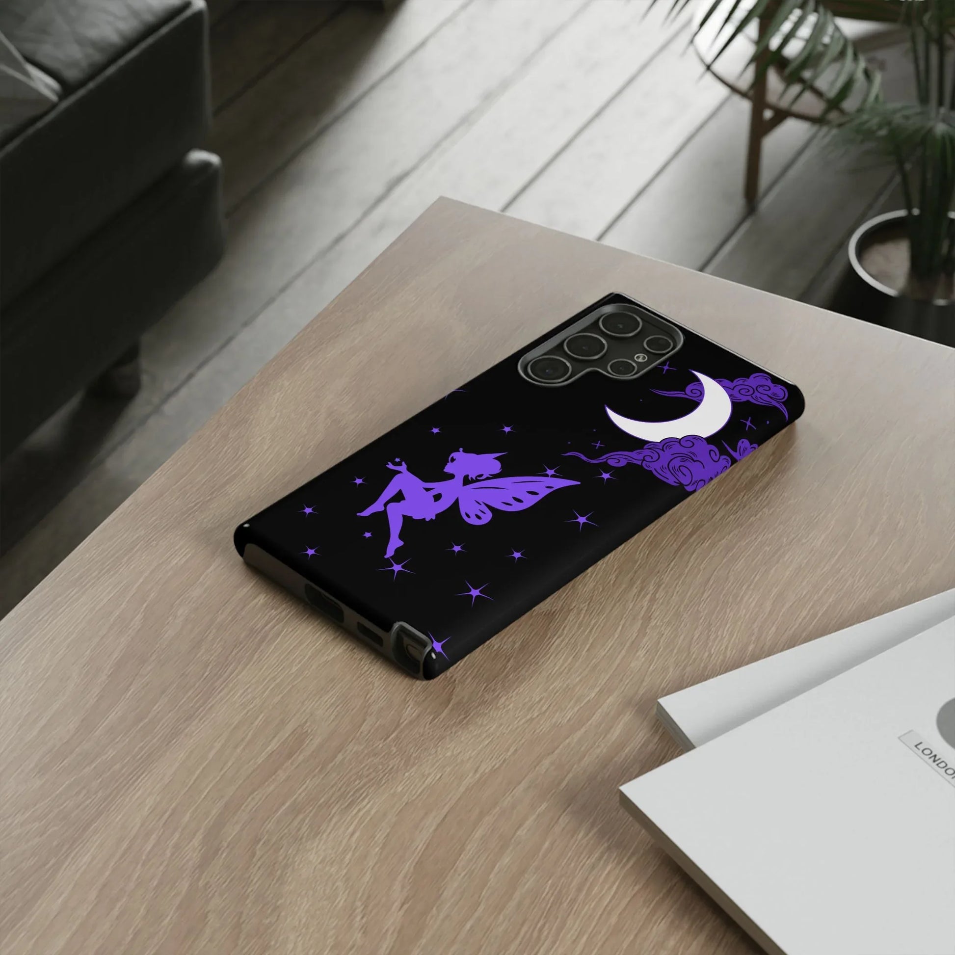 Moonlit Fairy Phone Case for iPhone 8-16 and Galaxy S10-S23 - KARARMDESIGN