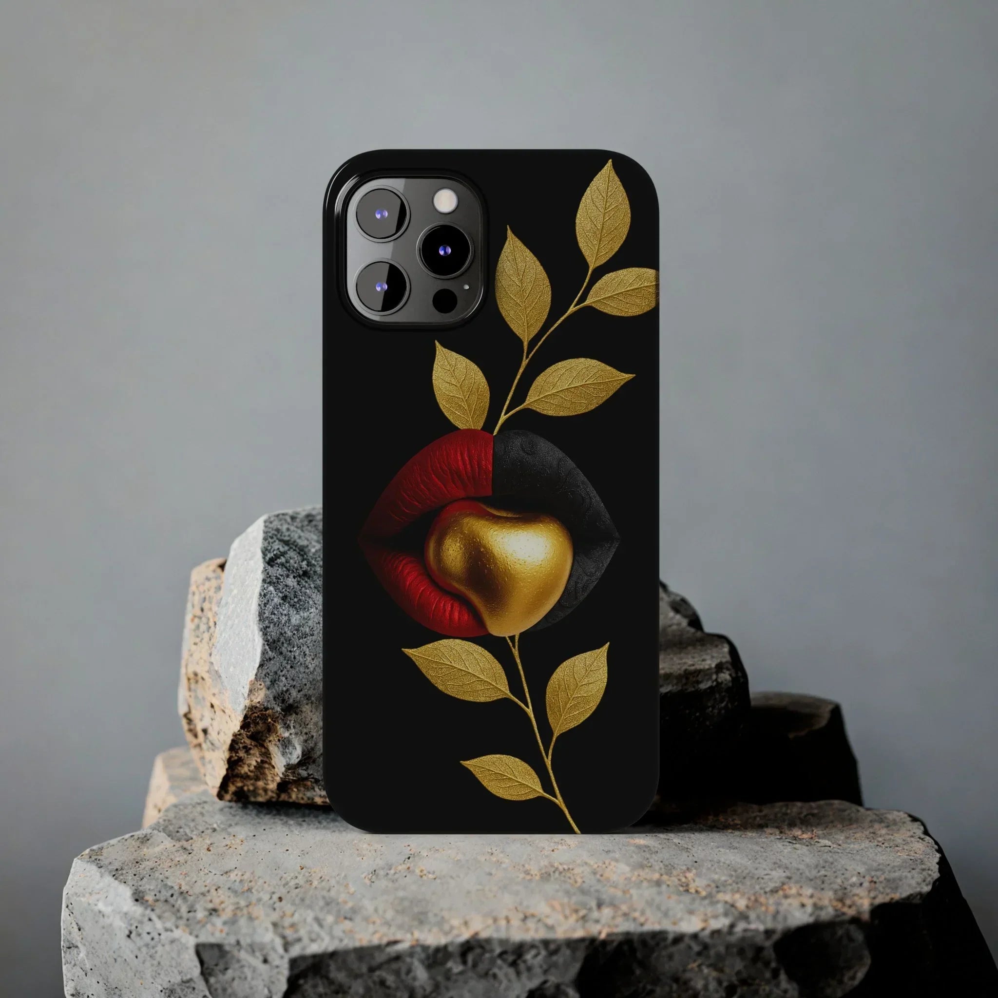 Gilded Expression Phone Case for iPhone 7-17 Models - KARARMDESIGN