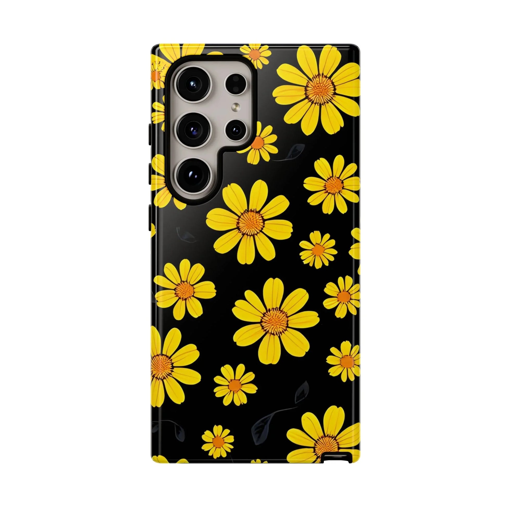 Elegant Floral Phone Case for Samsung Galaxy S20-S25 - KARARMDESIGN