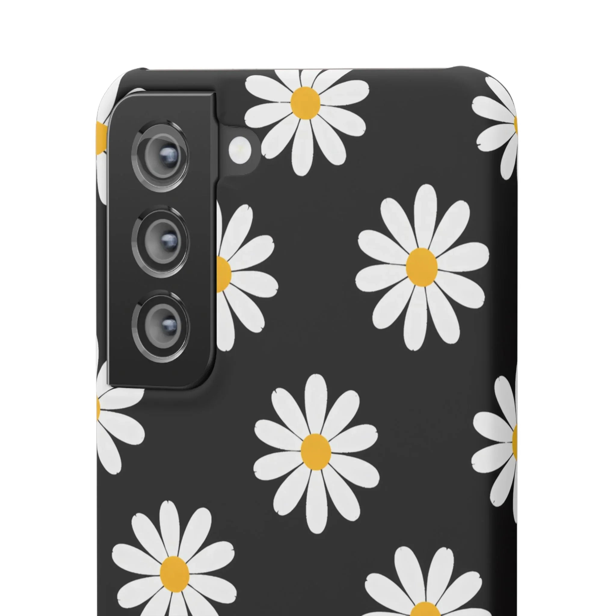 Daisy Charm Phone Case for iPhone 11-17 and Galaxy S20-S25 - KARARMDESIGN