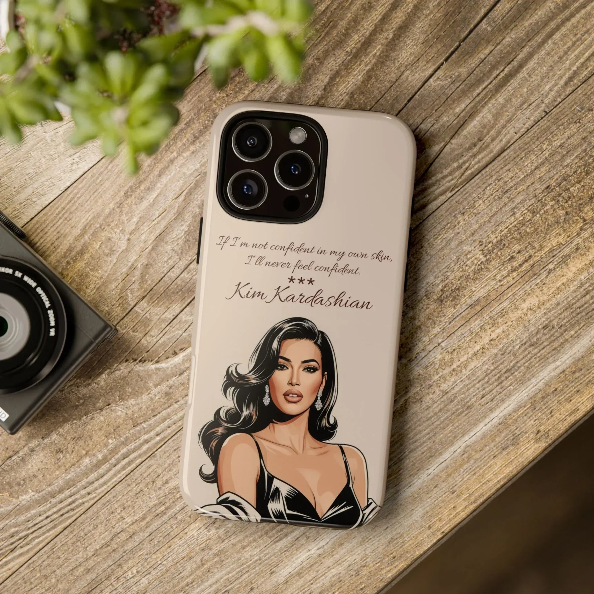 Kim Kardashian Quote Phone Case – Illustrated for iPhone 15-17 Models - KARARMDESIGN