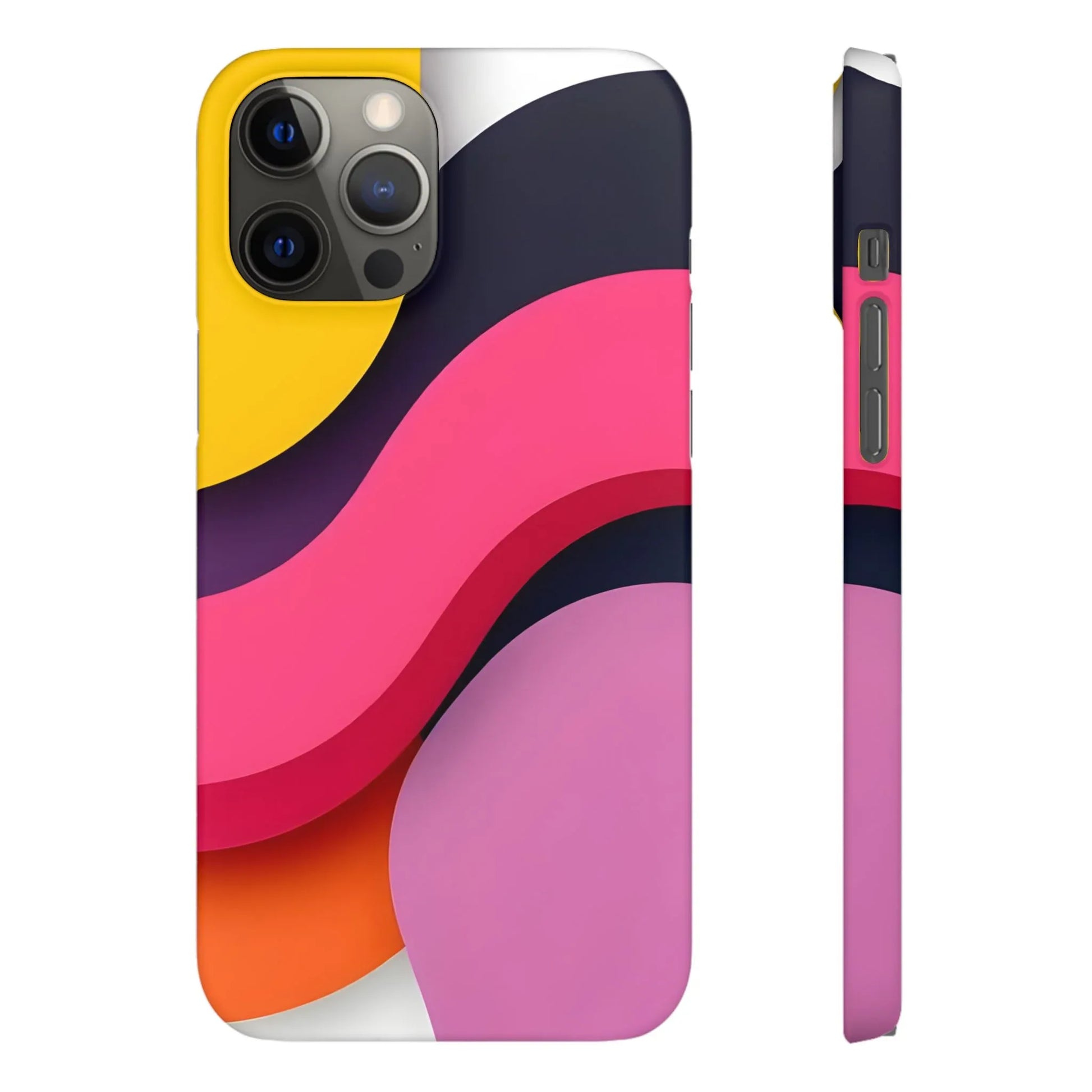 Abstract Phone Case for iPhone 11-17 and Galaxy S20-S25 - KARARMDESIGN