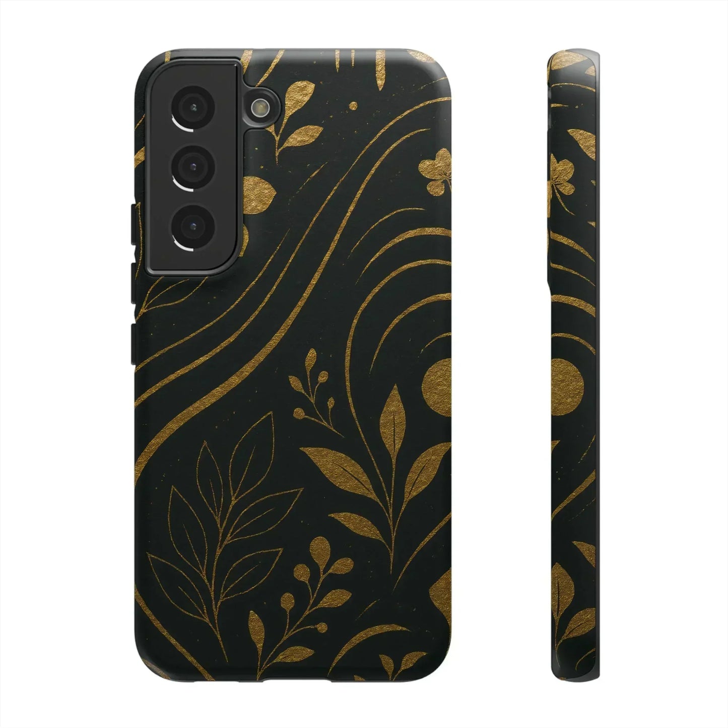 Foil Frenzy Abstract Gold Pattern Phone Case for Samsung Galaxy and Google Pixel - KarArmDesign