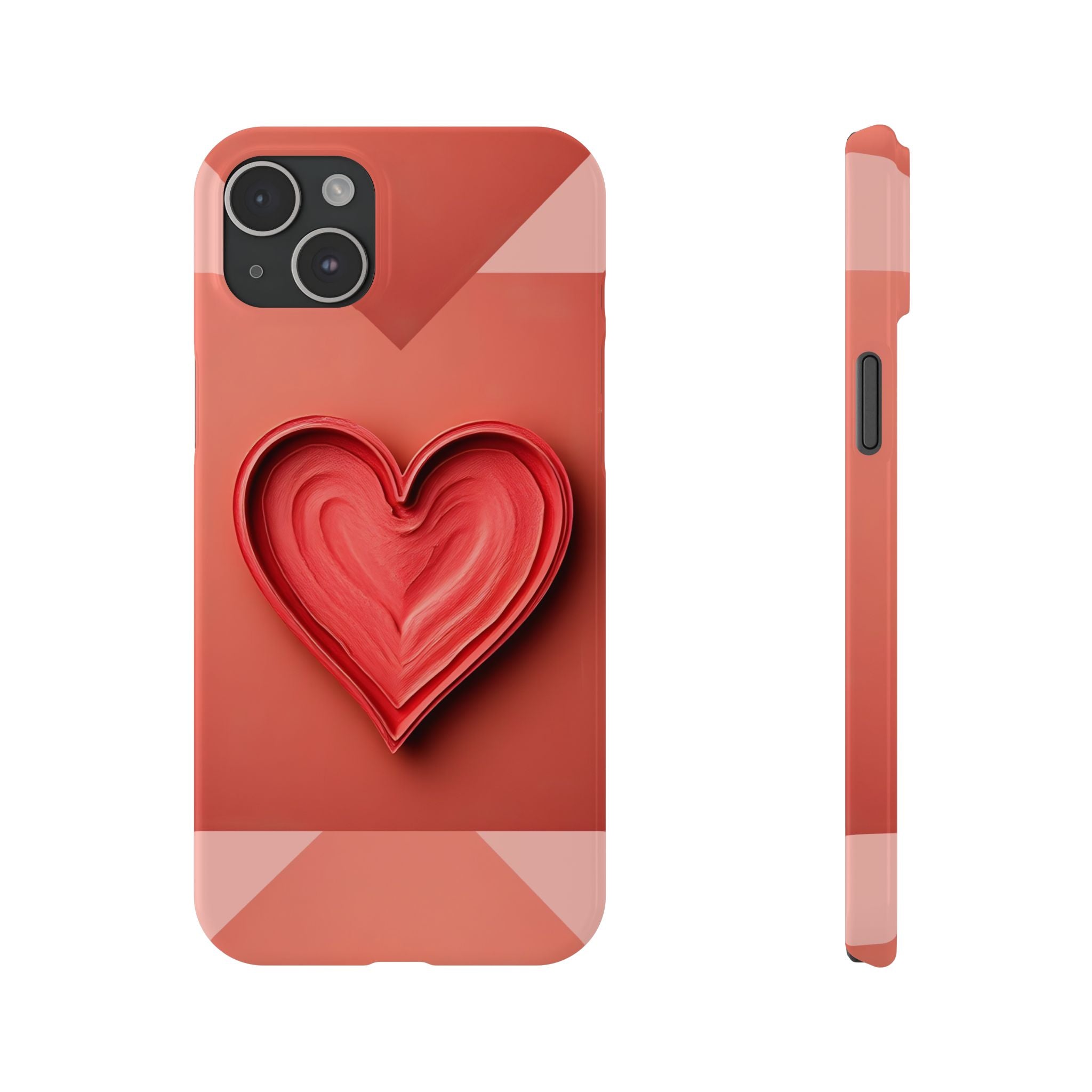 Heart Design Phone Case for iPhone 11–17