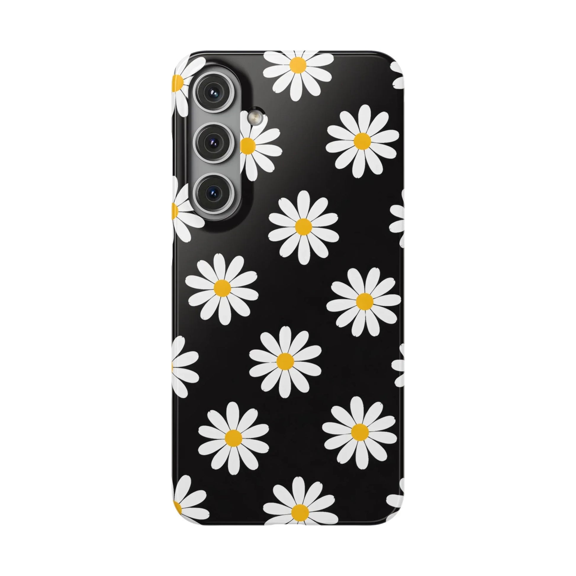 Daisy Charm Phone Case for iPhone 11-17 and Galaxy S20-S25 - KARARMDESIGN