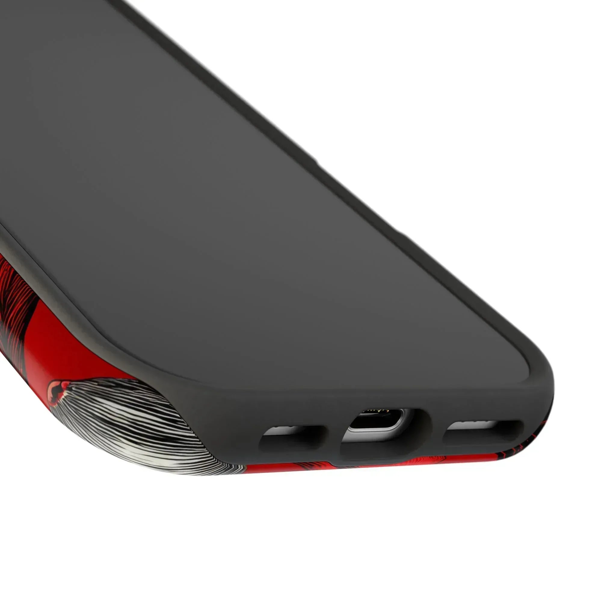 Crimson Wilderness Phone Case for iPhone 11-17 - KARARMDESIGN