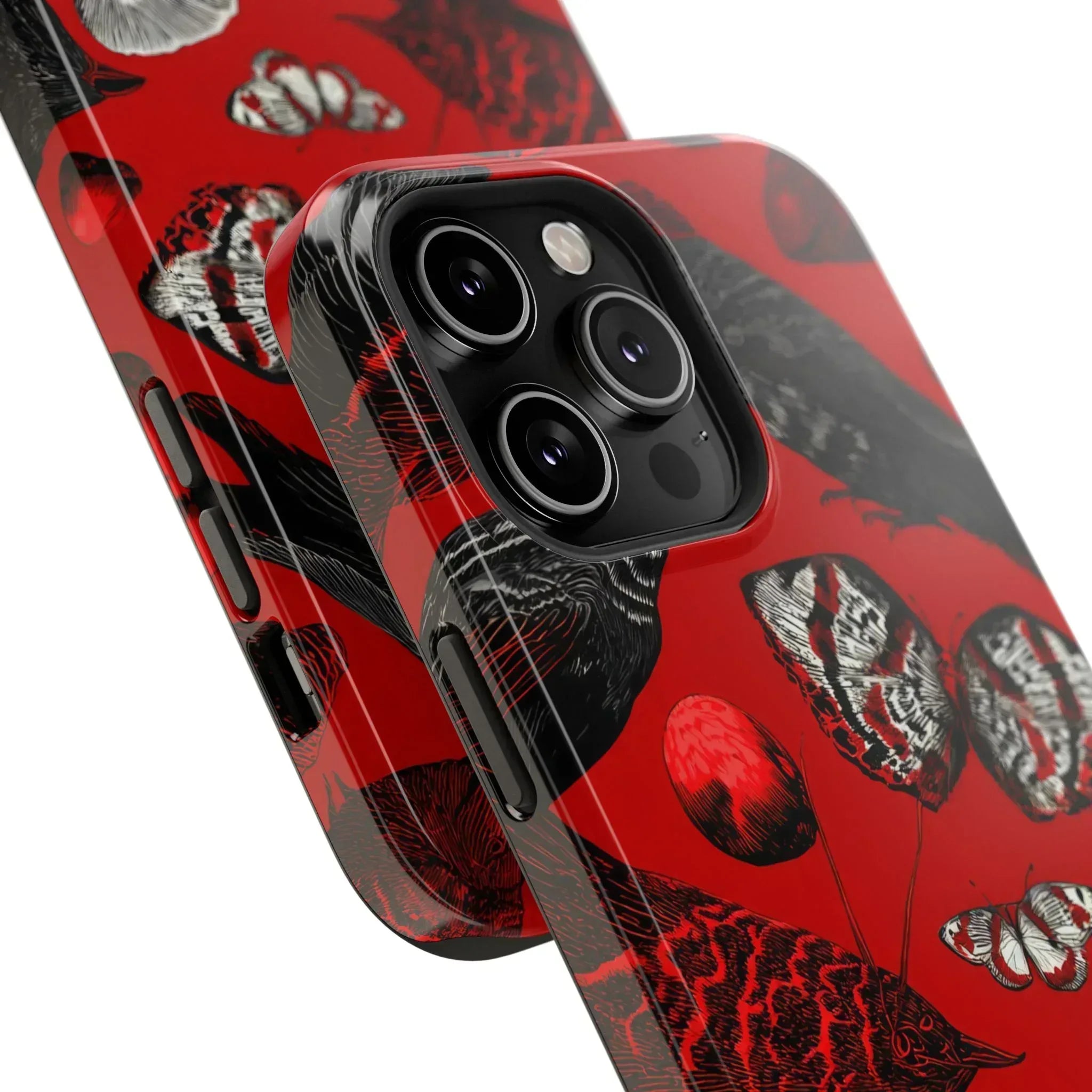Crimson Wilderness Phone Case for iPhone 11-17 - KARARMDESIGN