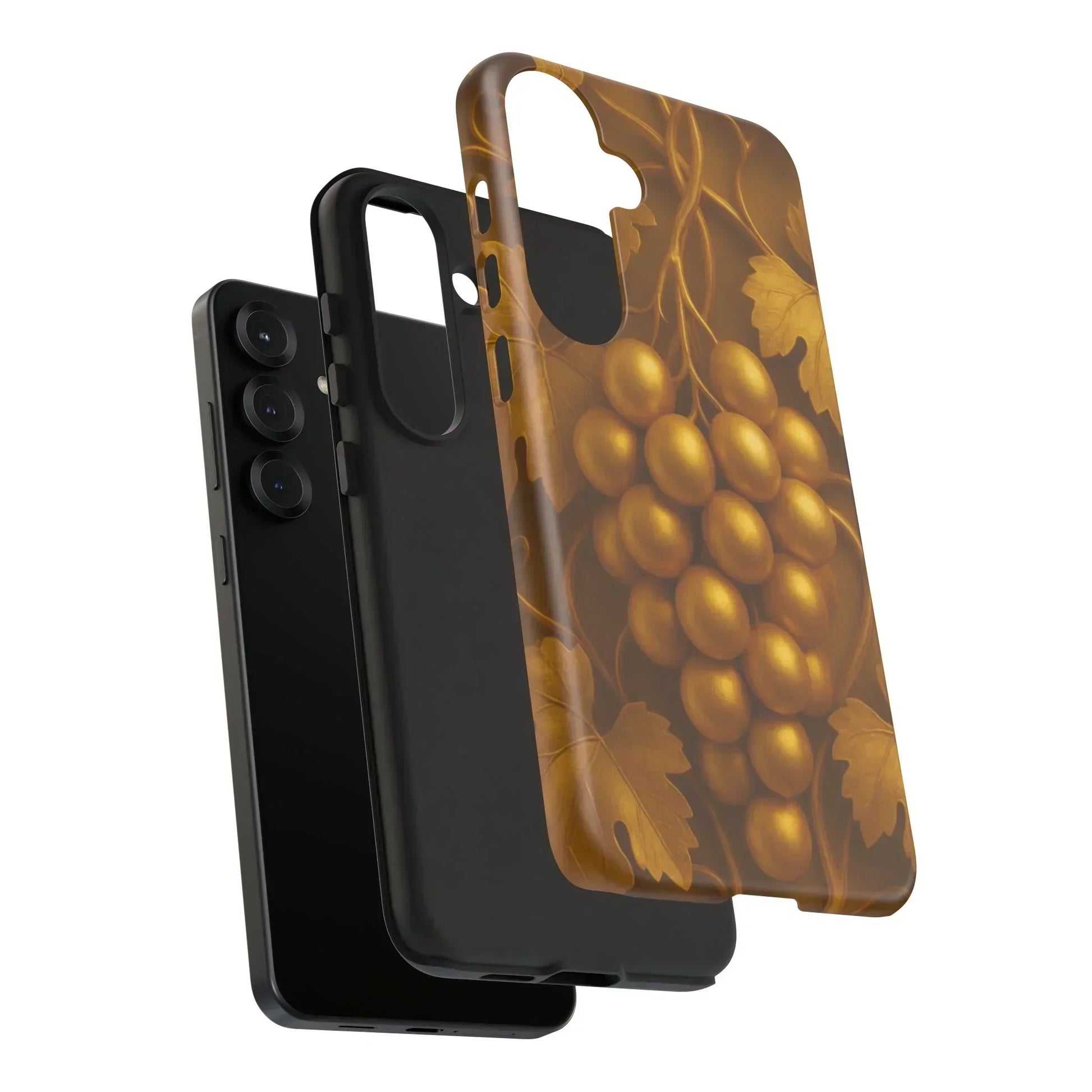 Golden Grapes Phone Case for Samsung Galaxy S10-S25 Models - KarArmDesign