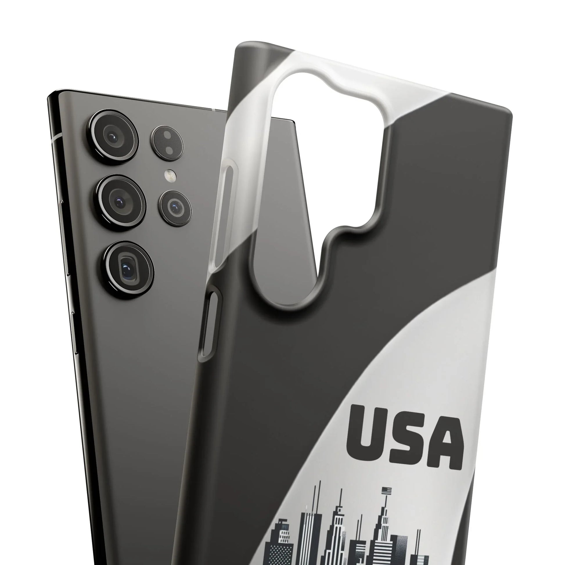 Monochrome New York City Phone Case for iPhone, Galaxy & Pixel - KARARMDESIGN