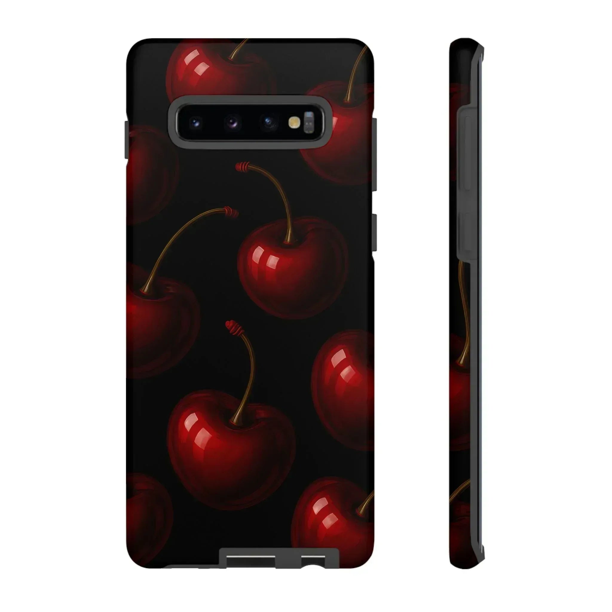 Cherry Phone Case for iPhone X-16 and Galaxy S20-S25 - KARARMDESIGN