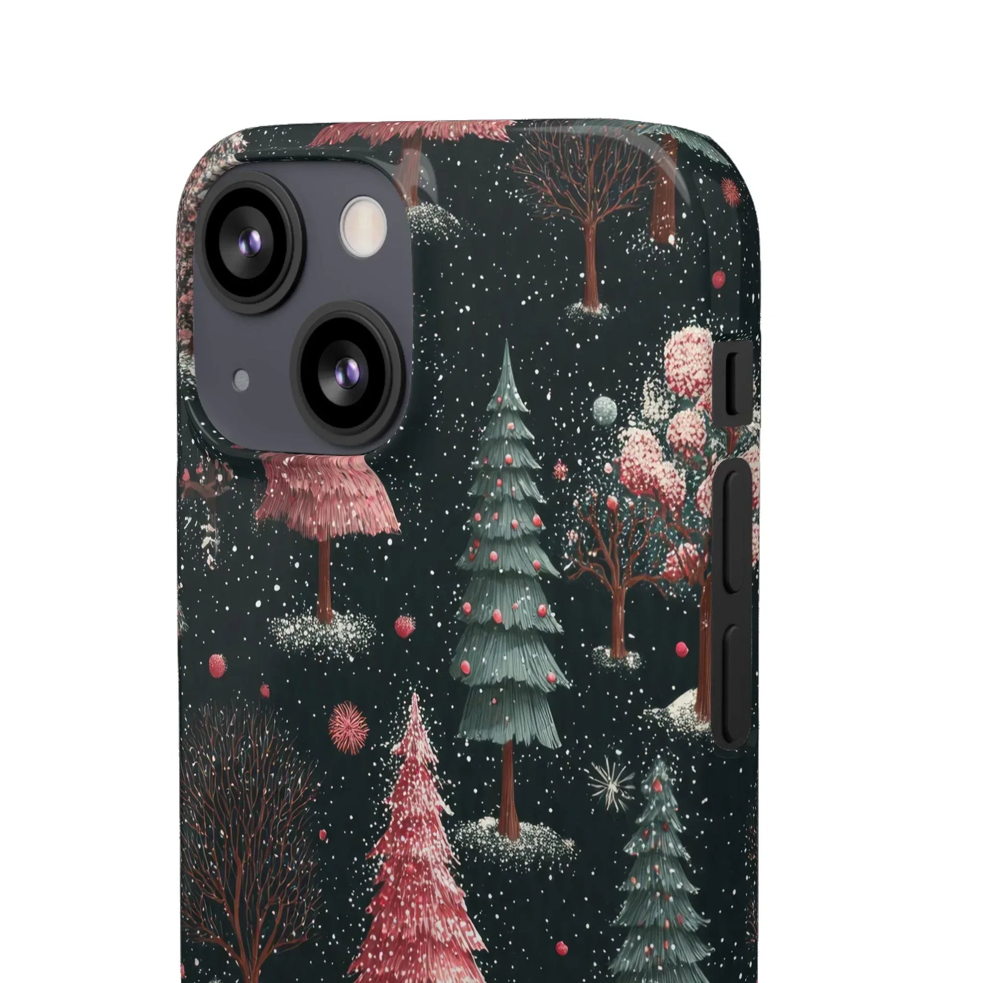 Winter Bloom Forest Phone Case for iPhone 11-17 and Galaxy S20-S25 - KARARMDESIGN