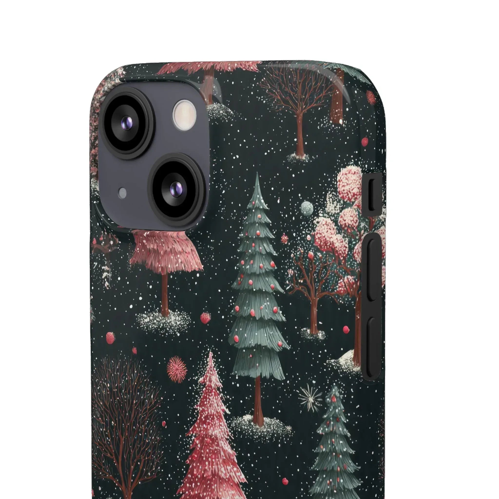 Winter Bloom Forest Phone Case for iPhone 11-17 and Galaxy S20-S25 - KARARMDESIGN