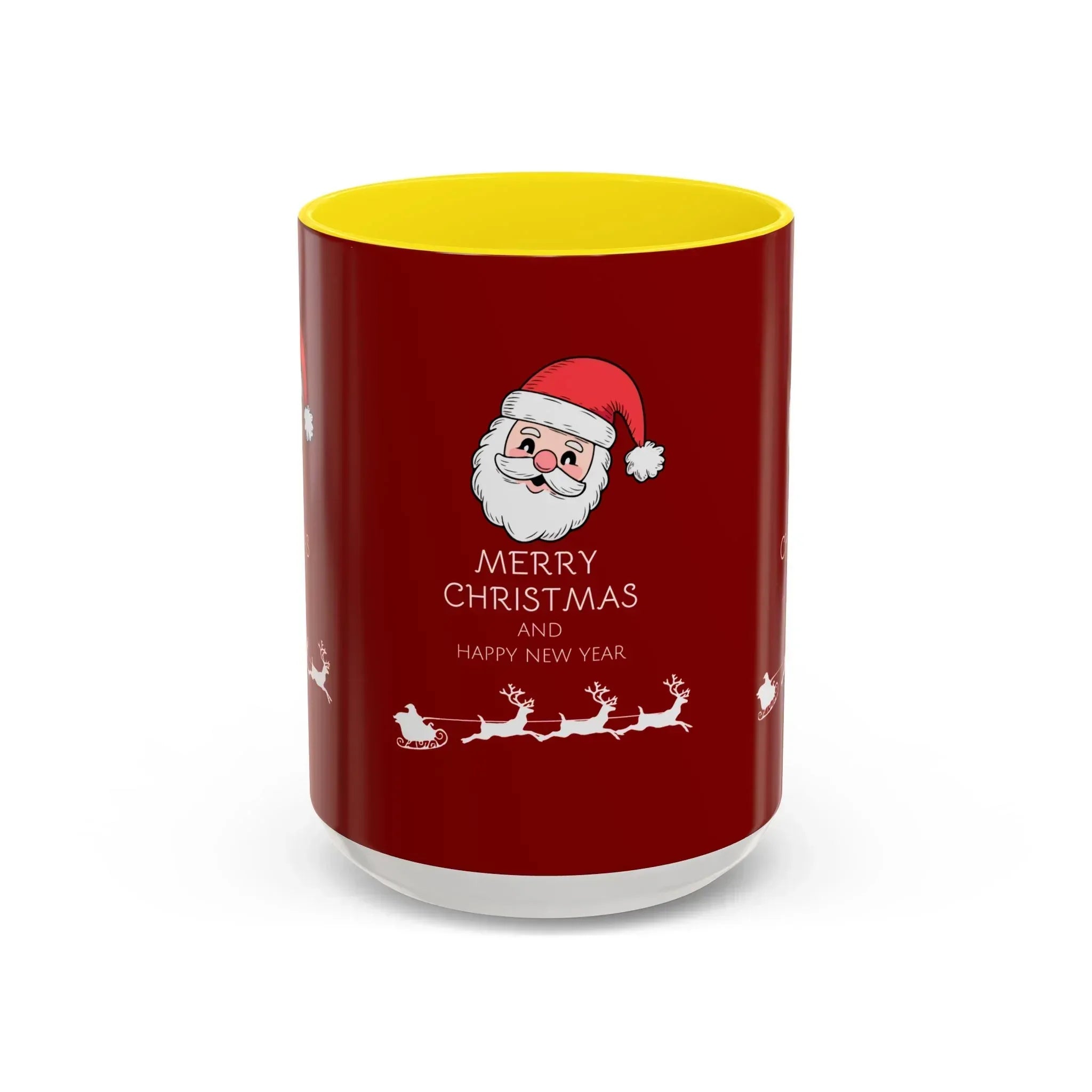 Season’s Smile – Christmas and New Year Accent Coffee Mug (11, 15oz) - KARARMDESIGN