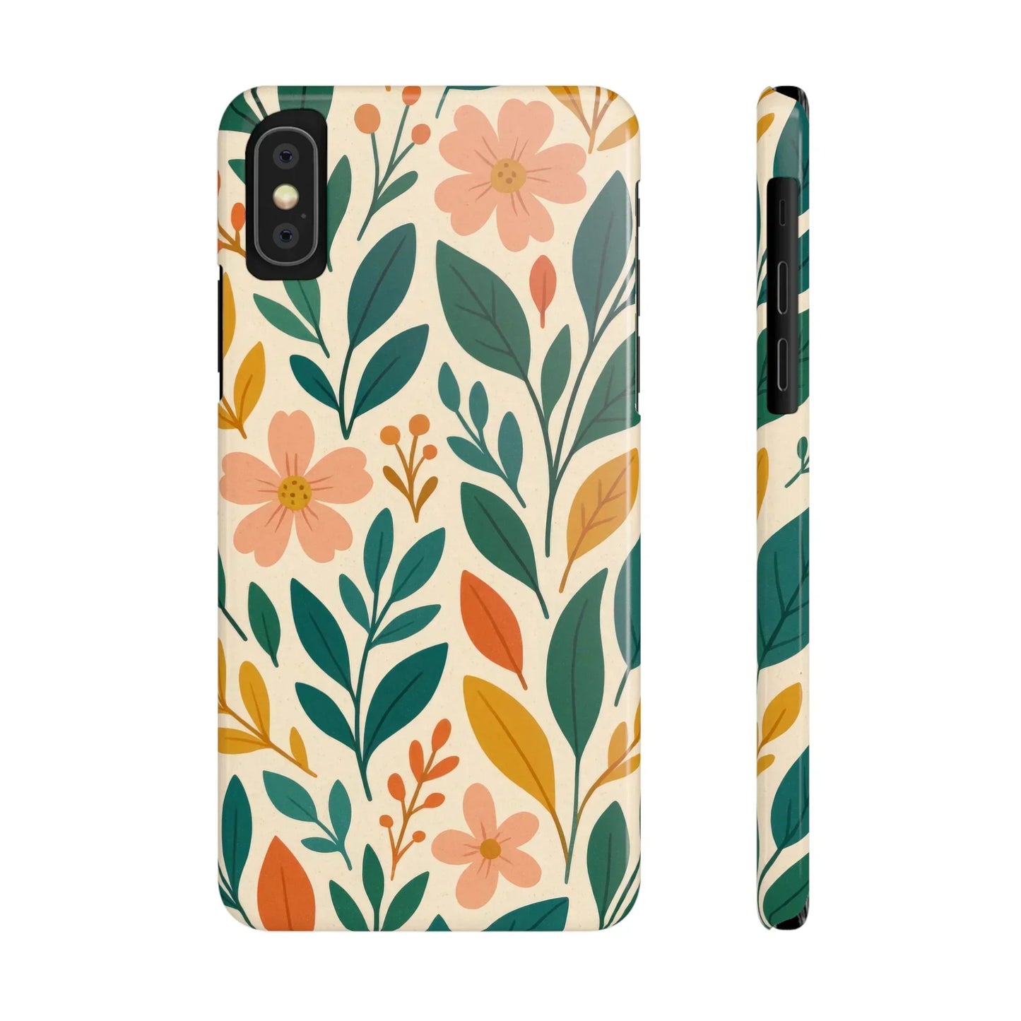 Floral Harmony Phone Case for iPhone 7-16 Models - KarArmDesign