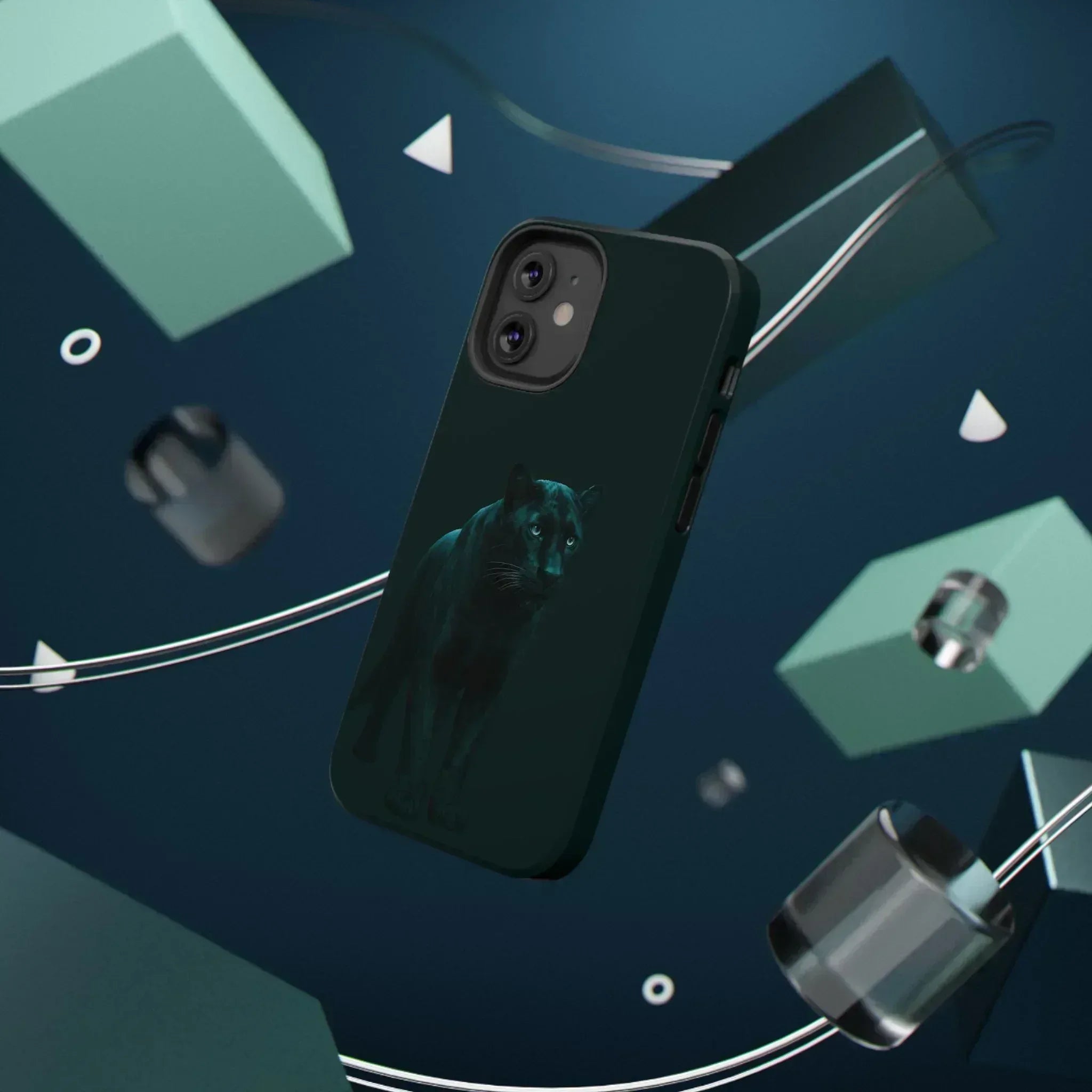 Black Panther Phone Case for iPhone 12-16 and Galaxy S21-S22 - KARARMDESIGN