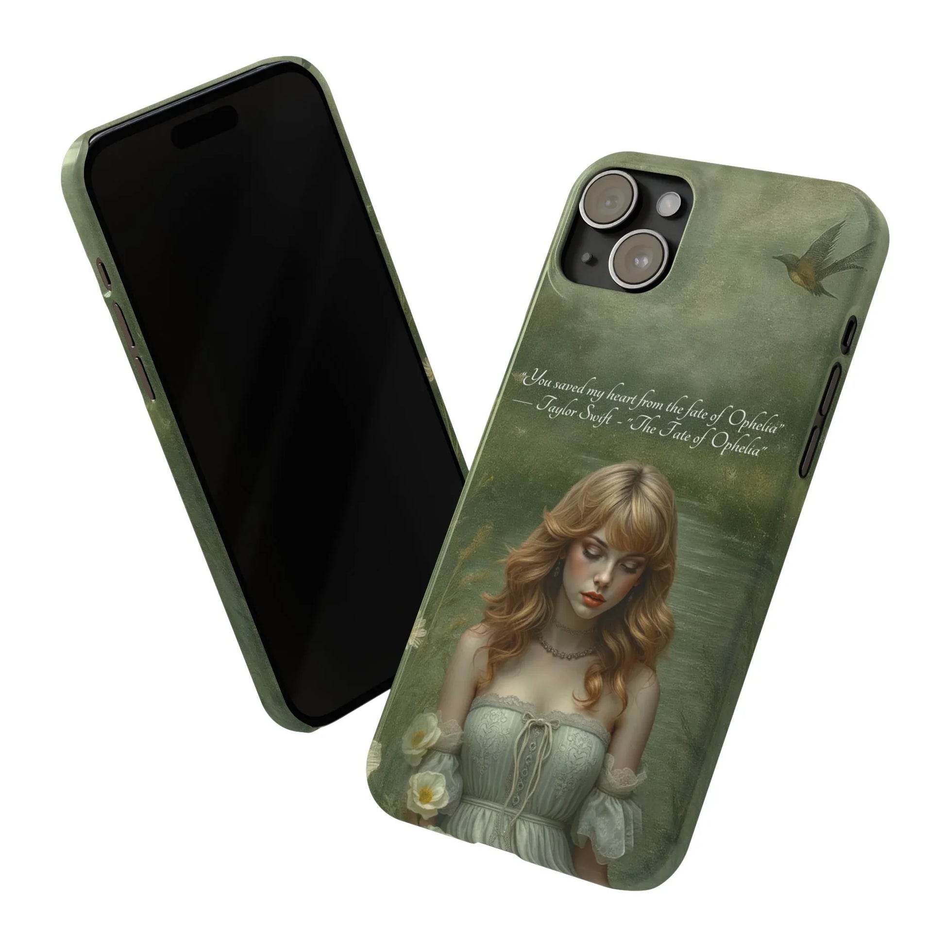 "Melancholic Ophelia" Phone Case for iPhone 11-17 - KARARMDESIGN
