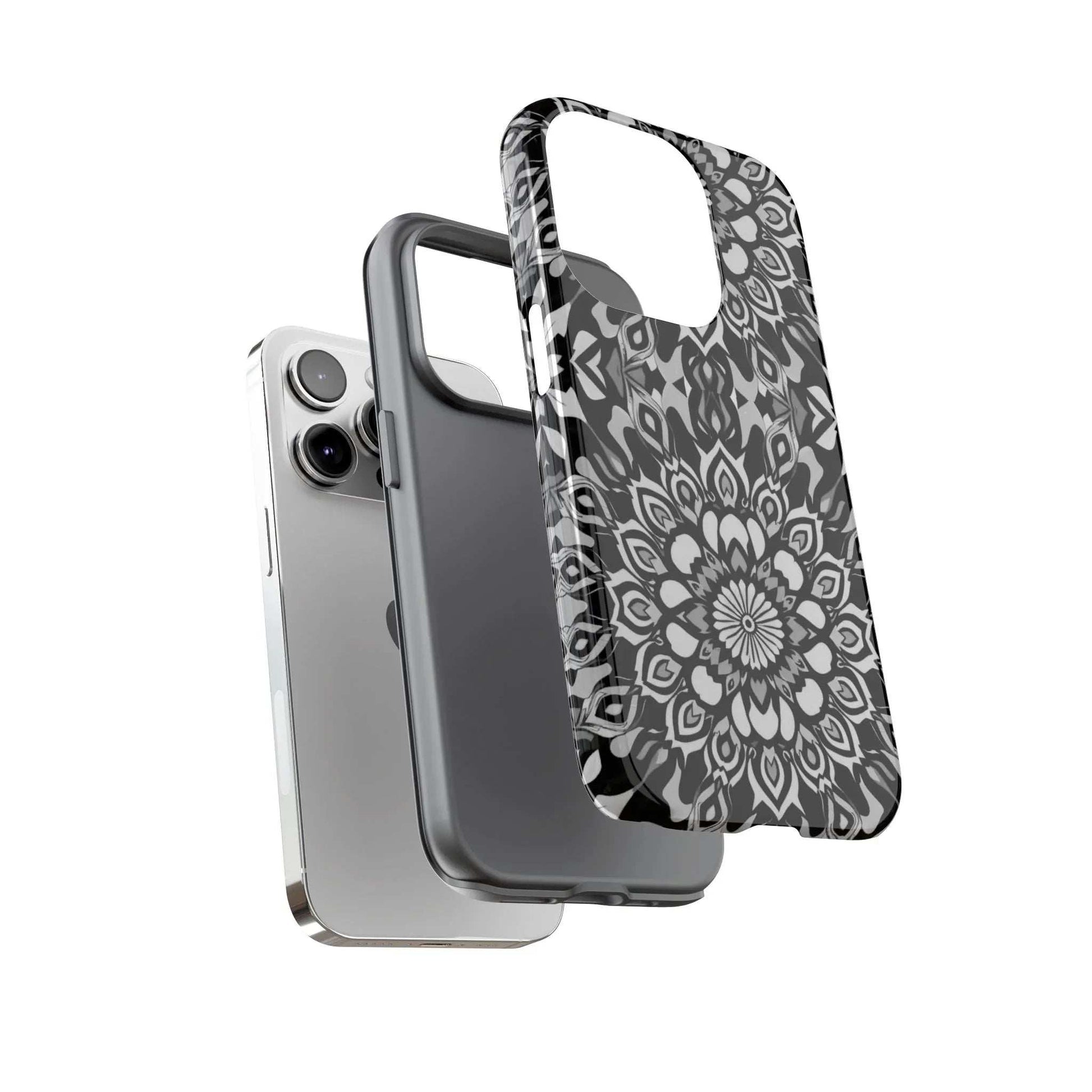 Mandala Phone Case for iPhone and Galaxy - KARARMDESIGN