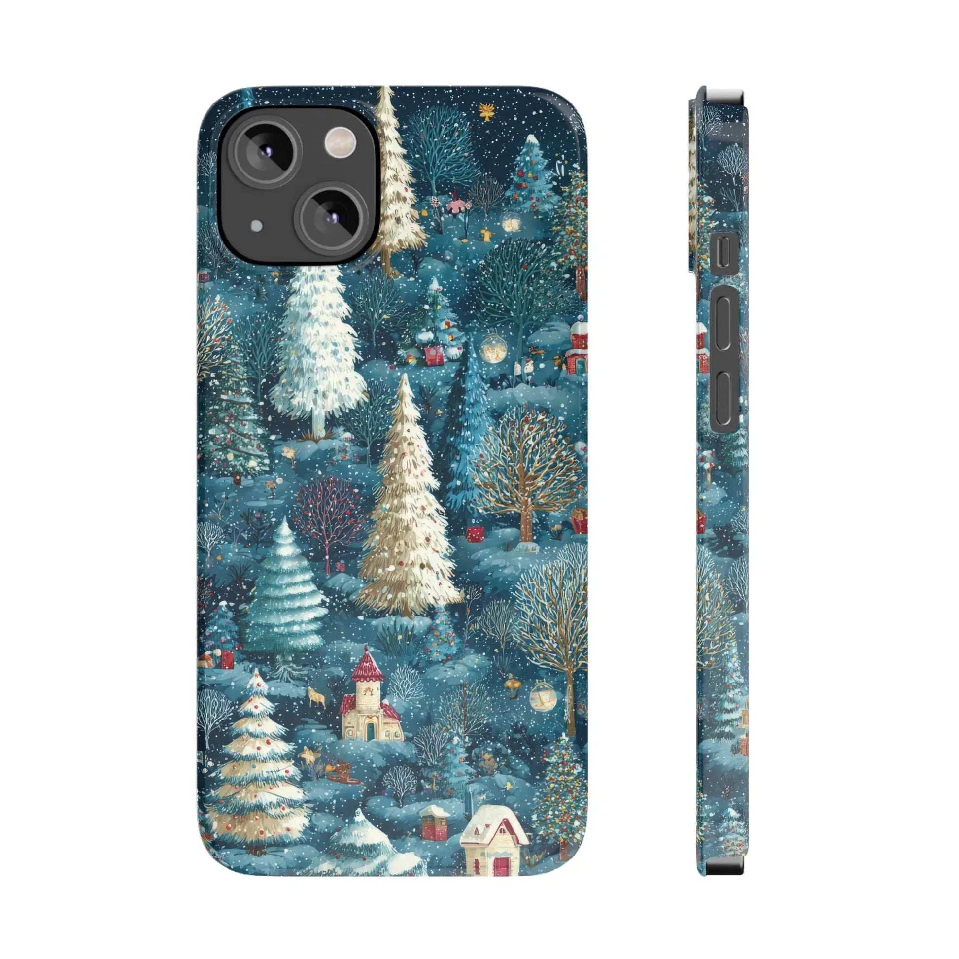 Frosty Forest Phone Case for iPhone 11-17 - KARARMDESIGN