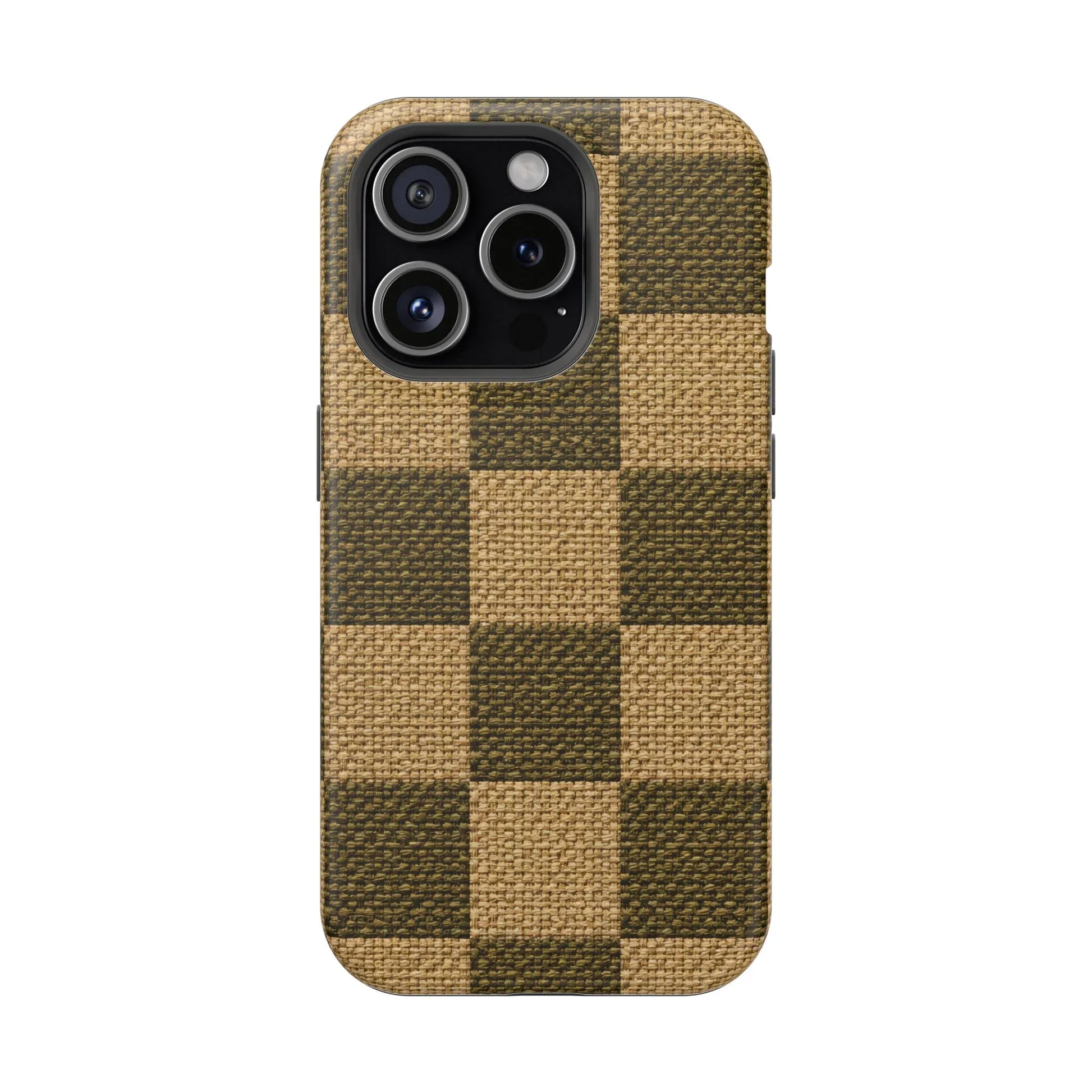 Rustic Woven Phone Case for iPhone 11-17 and Galaxy S21-S22 - KARARMDESIGN