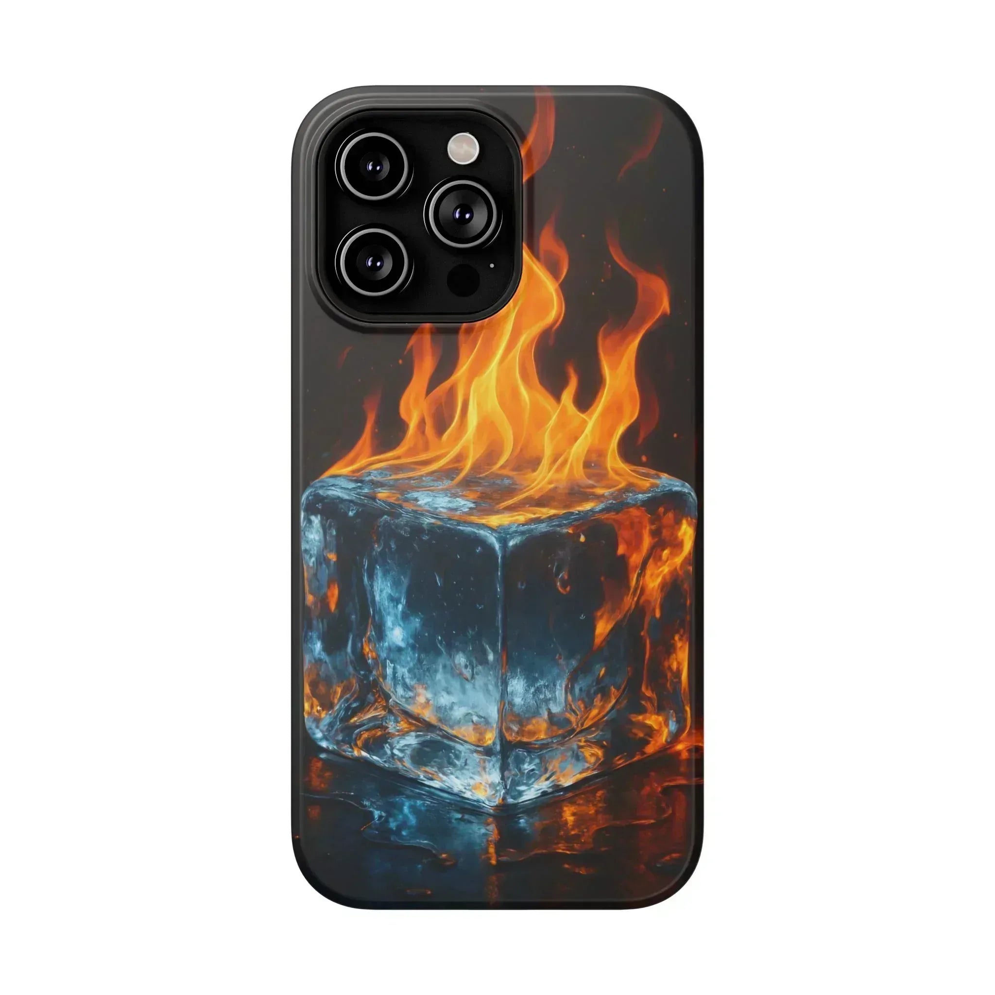 Flame Ice Phone Case for iPhone 12-16 and Galaxy S21-S22 - KARARMDESIGN