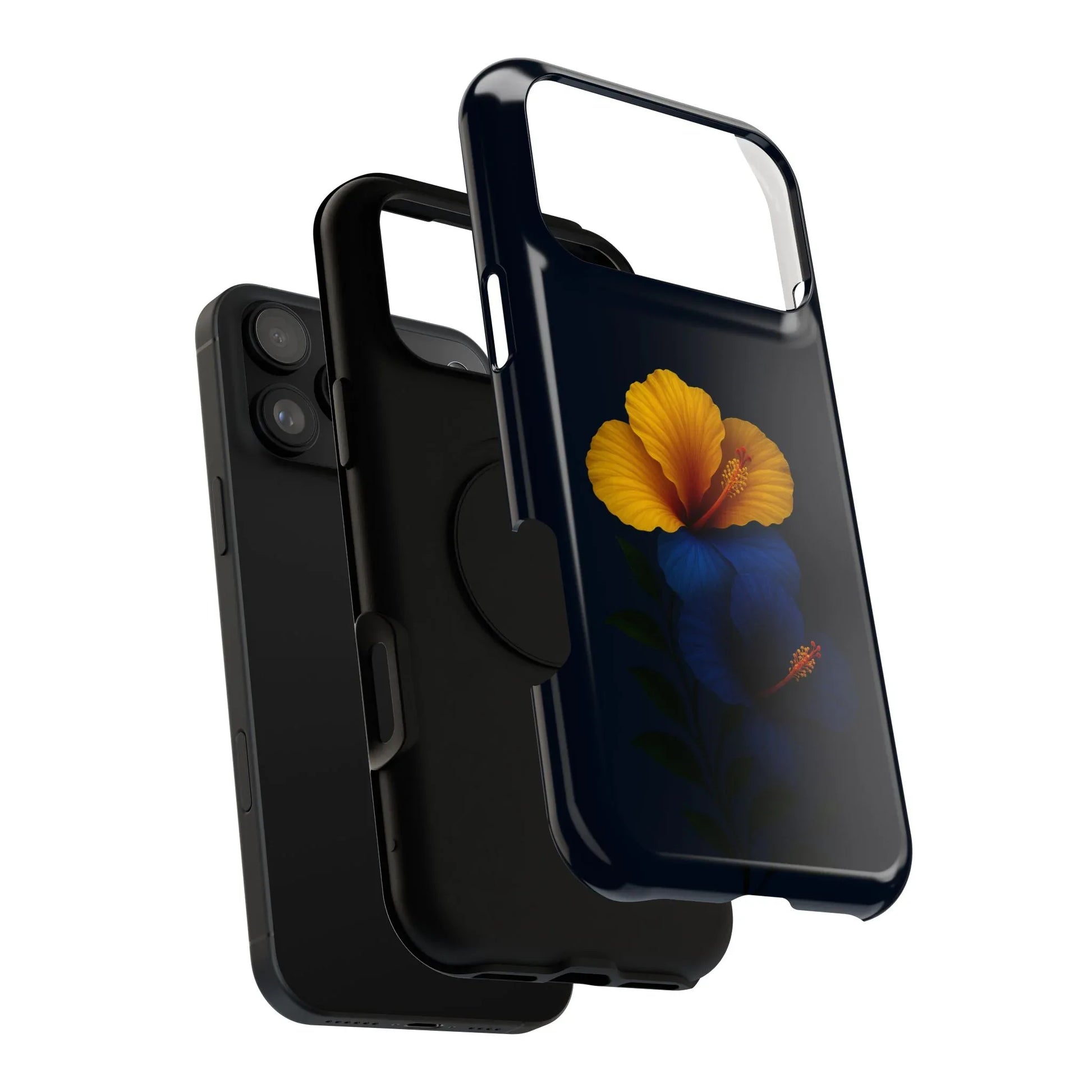 Elegant Hibiscus Phone Case for iPhone 11-17 and Galaxy S21-S22 - KARARMDESIGN
