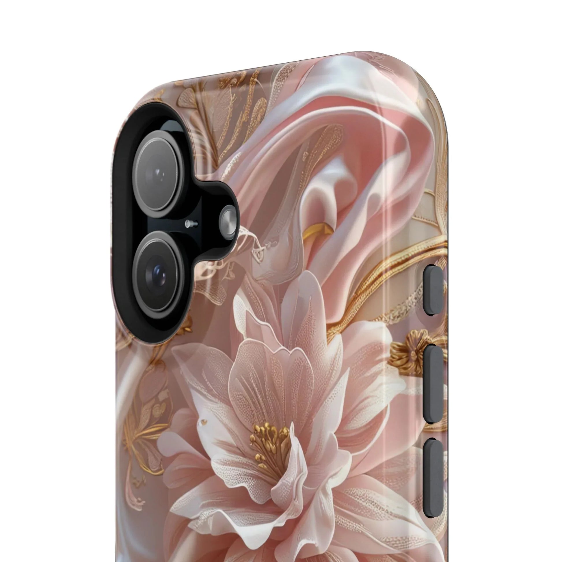 Elegant Floral Phone Case for iPhone 11-17 and Samsung Galaxy S21-S22 - KARARMDESIGN