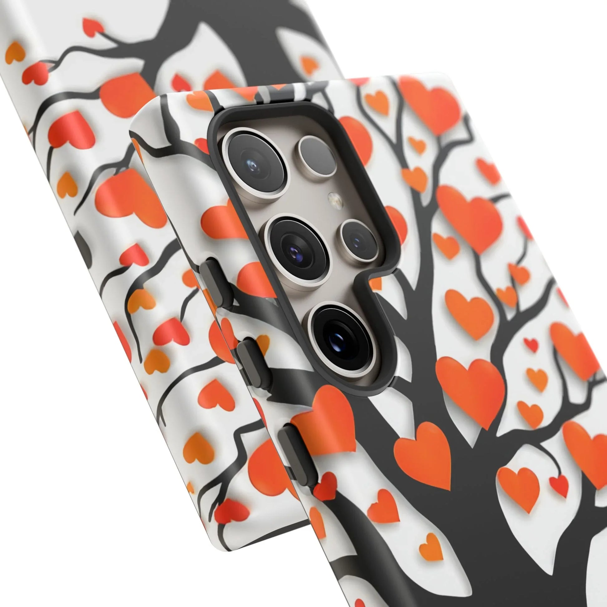 Heart Design Phone Case for iPhone 11–17 and Galaxy S20–S25 - KARARMDESIGN