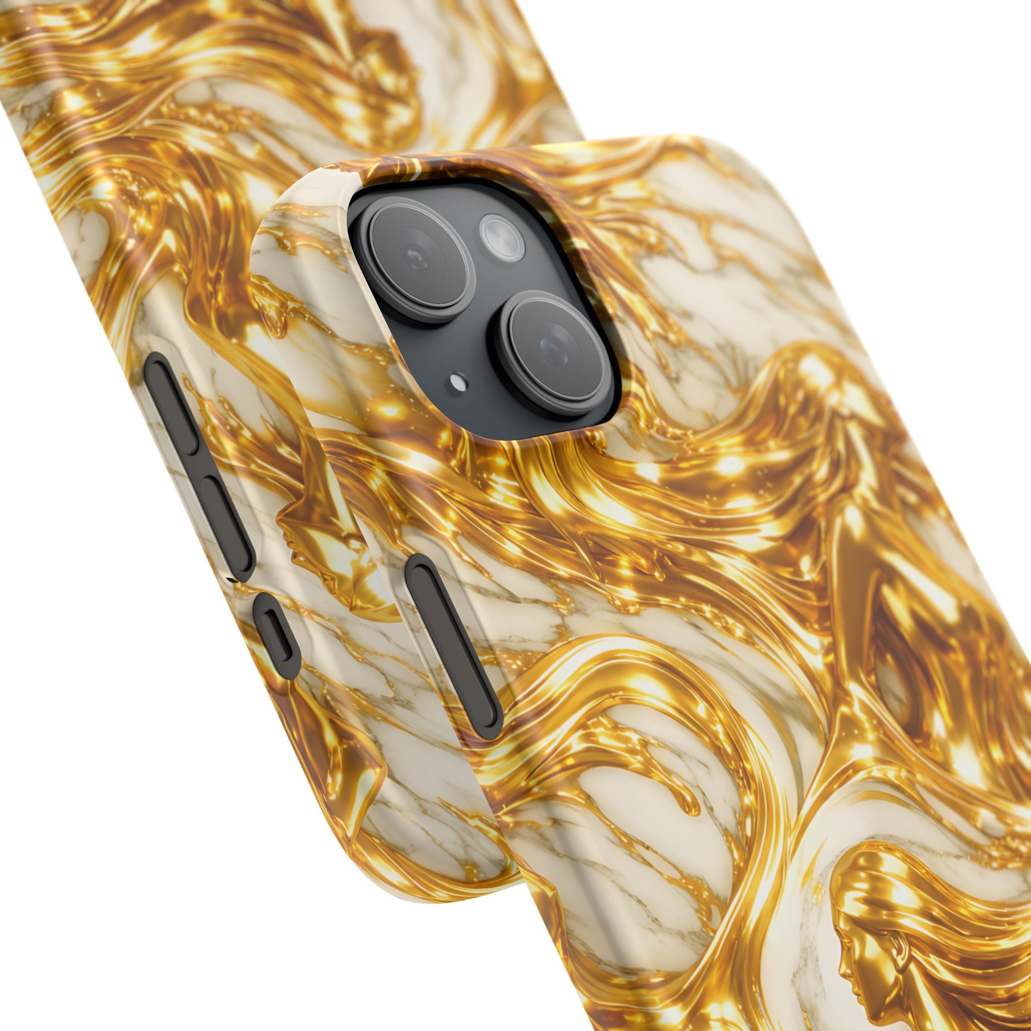 Divine Gold Woman Snap Phone Case for iPhone & Galaxy